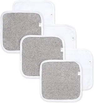 Toallitas de baño para bebés Burt's Bees Baby, 100% algodón orgánico, tejido de rizo suave y súper absorbente y tela de rizo tejida | Los paños de baño suaves y suaves de rizo 100 % algodón orgánico son los esenciales perfectos para el baño