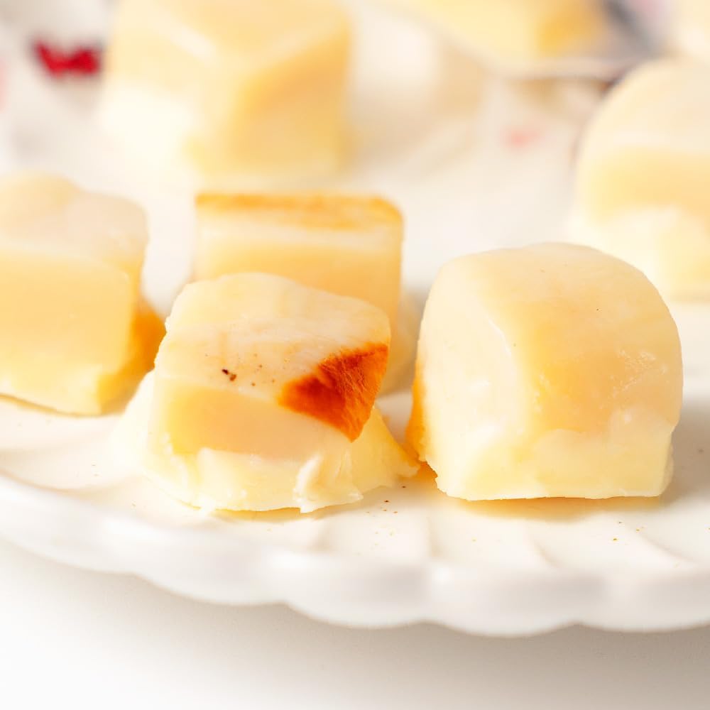 Snacks, Soft Delicates, Cheese, Scallops, Salmon, Roasted Square, Iso-Grilled Scallops, 8 Pieces, Hokkaido, Scallop, Cheezu, Snacks, Sake, Point Digestion, Scallop, Gourmet Souvenir, (Grilled Cheese x