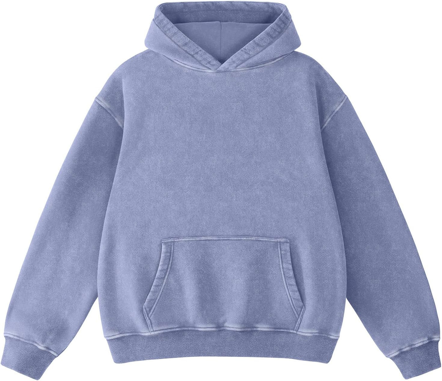 Dnzzs Sudadera con lavado ácido para mujer, sudadera con capucha de manga larga, sudaderas con capucha de gran tamaño de moda para mujer, sudaderas vintage y sudaderas pesadas