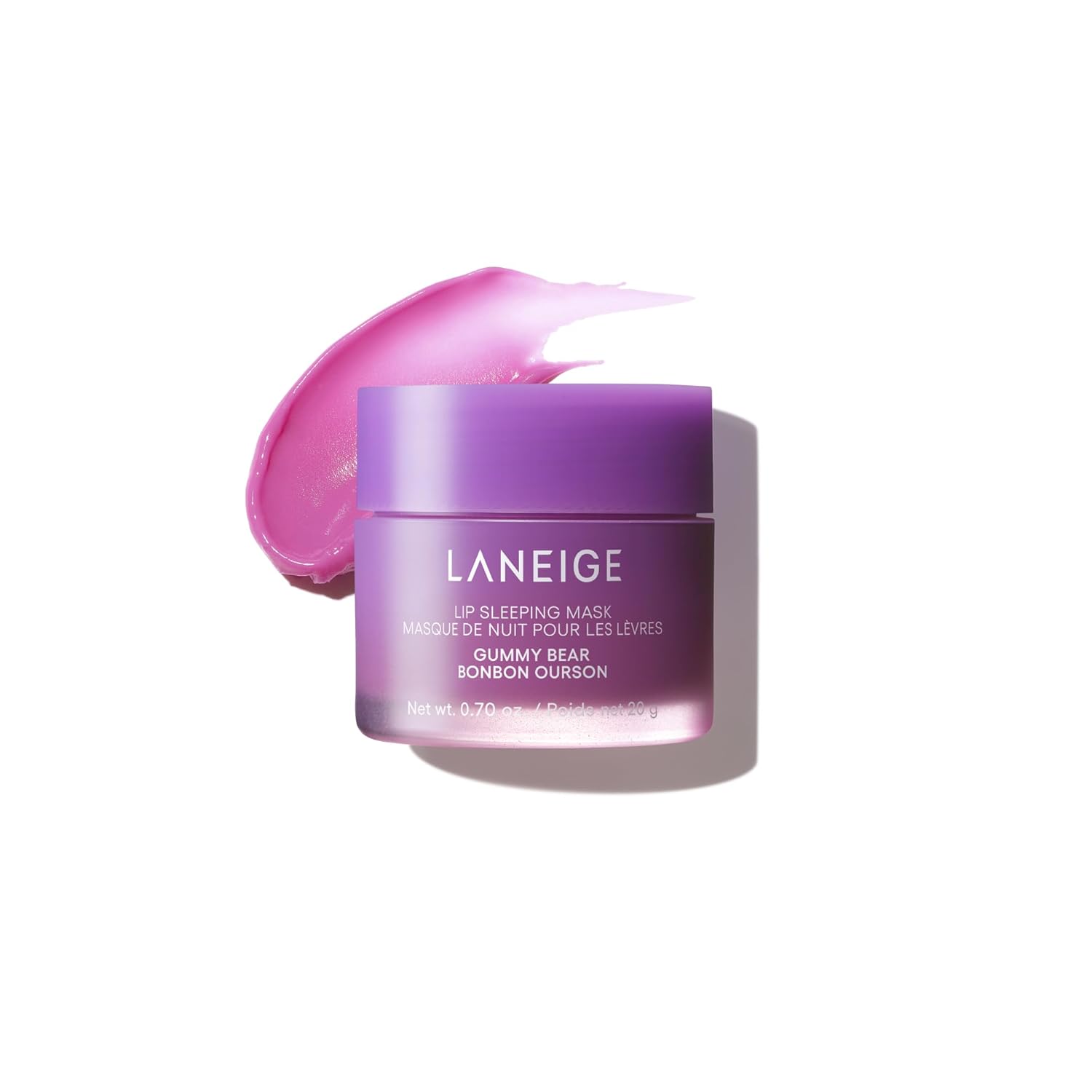 LANEIGE Lip Sleeping Mask: Hydrating & Nourishing Korean Overnight Lip Treatment Mask with Shea Butter, Vitamin C & Murumuru, Antioxidants for Flaky, Dry Lips | Korean Skin Care