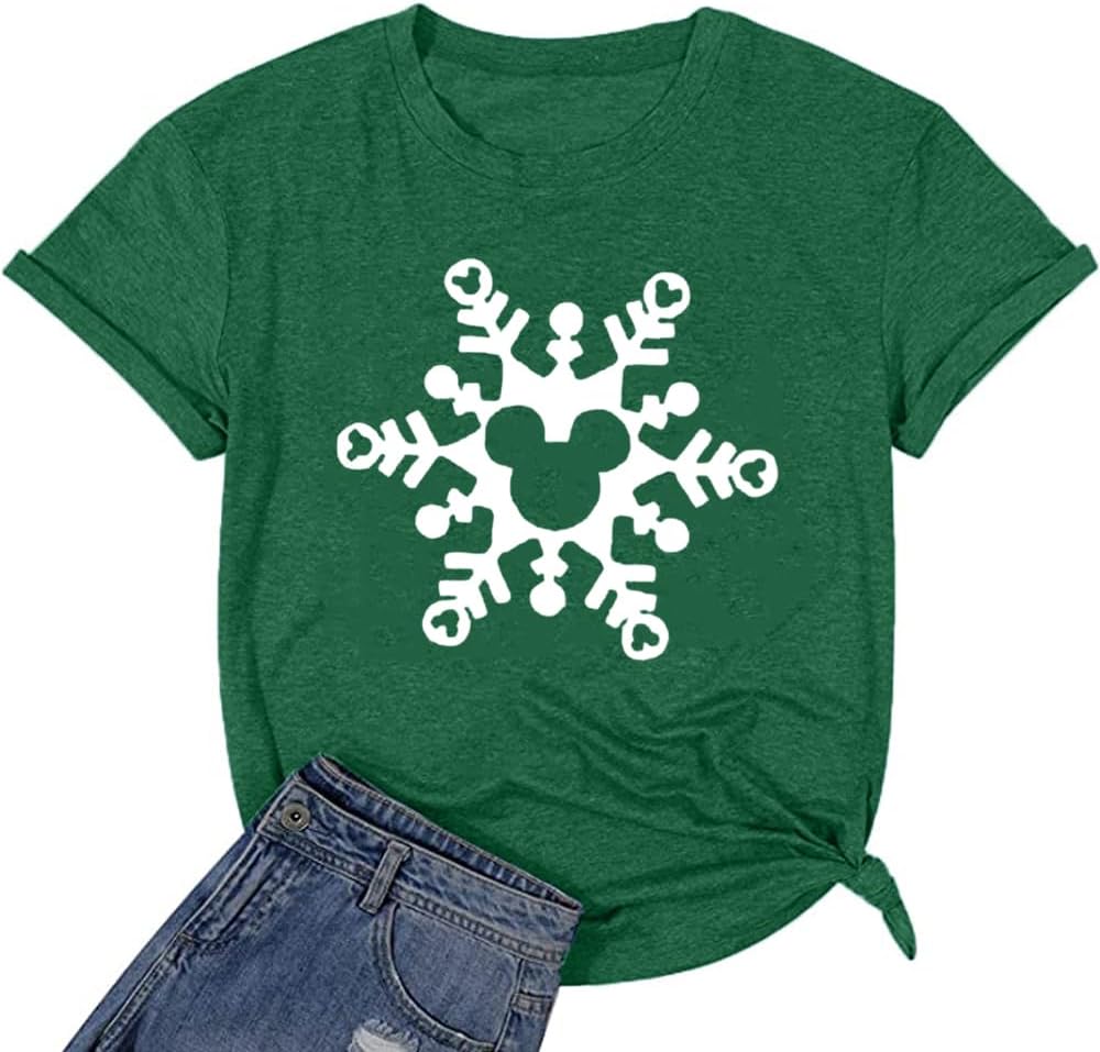 Camiseta de manga corta con diseño de castillo mágico para mujer, diseño de hadas, informal, para vacaciones, vacaciones