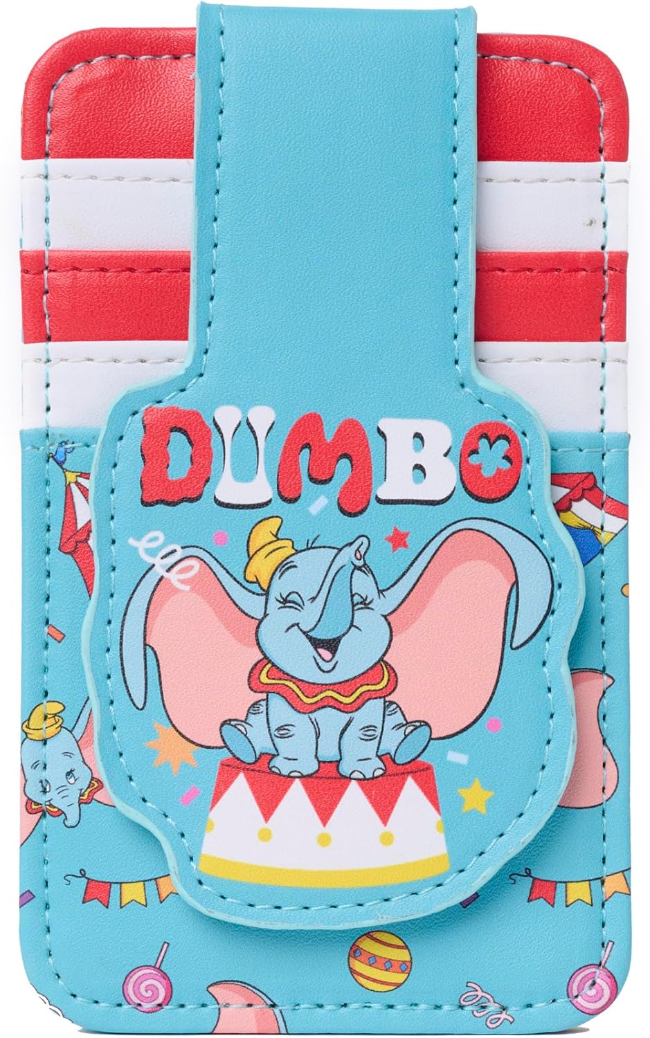 Cartera de Tarjetas Disney Compacta y Delgada (Eeyore Azul Claro)
