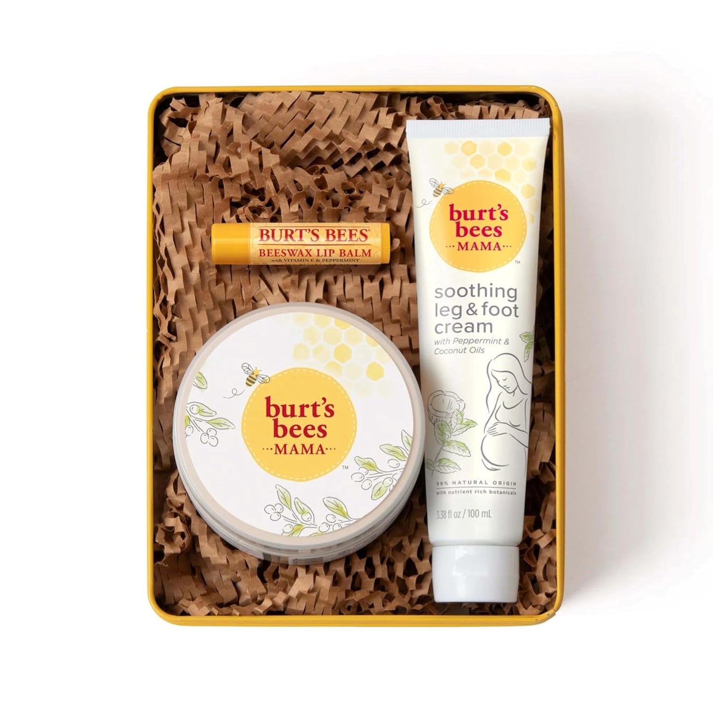 Ideas de regalos de Burt's Bees - Set clásicos, 6 productos en lata de regalo – Crema para cutículas, bálsamo para manos, bálsamo labial, ungüento Res-Q, reparación para manos y crema para pies