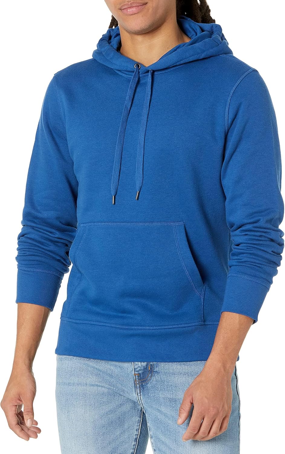 Essentials Sudadera de vellón con capucha para hombre (disponible en tallas para hombres grandes y altos)