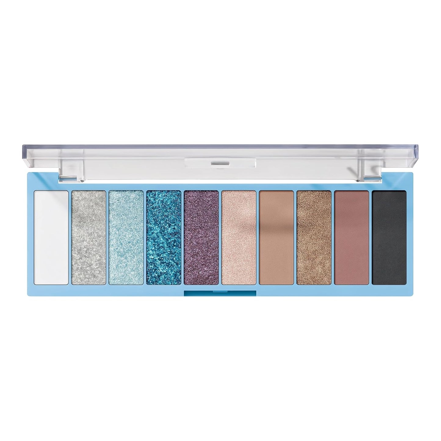 e.l.f. Perfect 10 Eyeshadow Palette, Ten Ultra-pigmented Shimmer & Matte Shades, Vegan & Cruelty-free, Nude Rose Gold (Packaging May Vary)