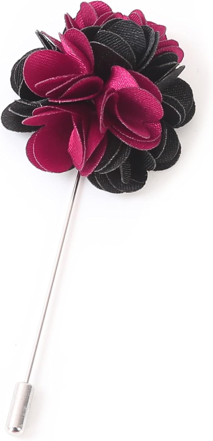 Flairs New York Esenciales del Caballero Premium Broche de Solapa de Flor Hecho a Mano