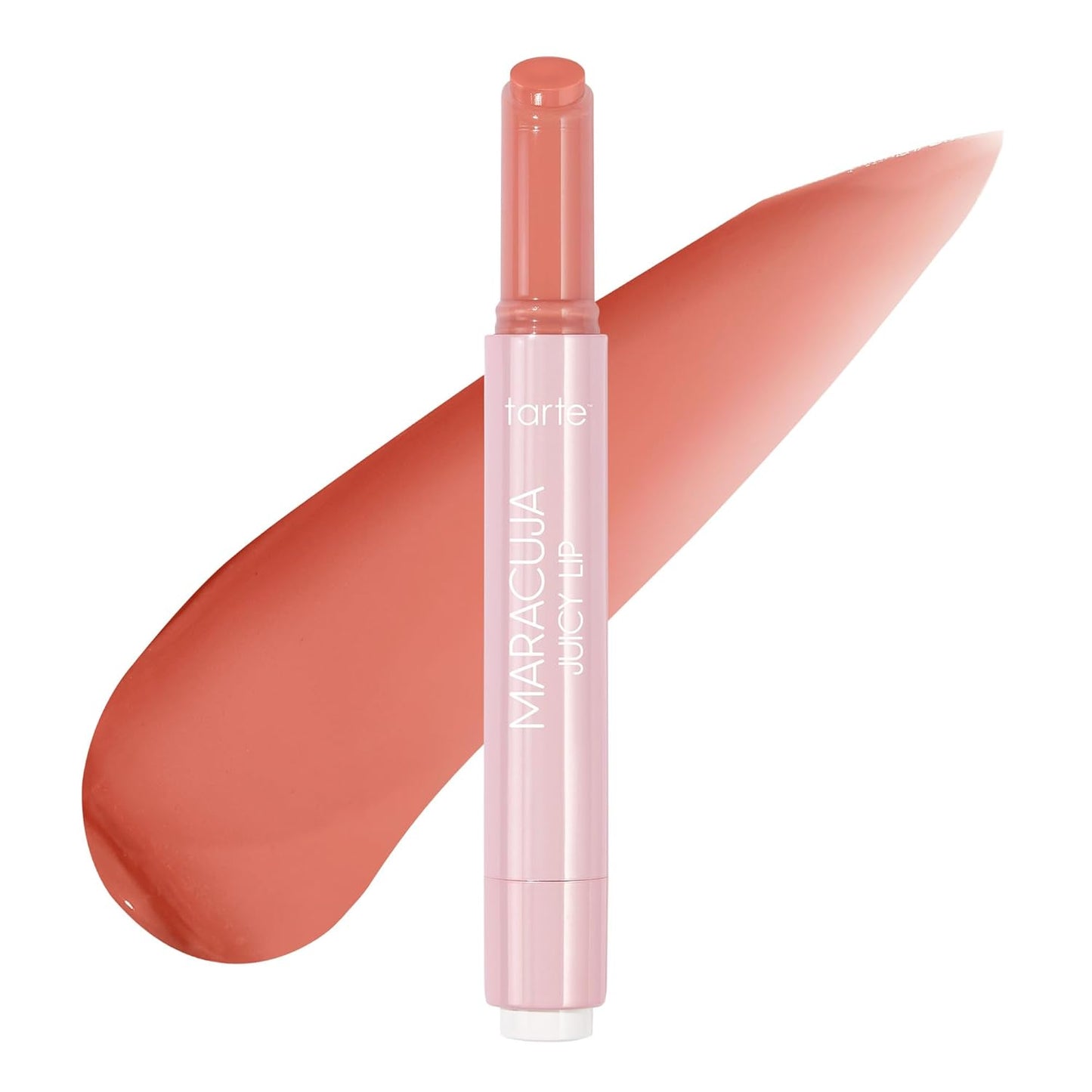 tarte maracuja jugoso bálsamo labial brillante – Mantequilla labial nutritiva viral con color y alta hidratación brillante, cuidado de la piel infundido con vitamina E, vegano y libre de crueldad