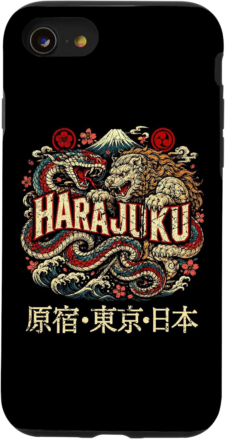 原宿 東京 日本 本格 漢字 旅行 お土産 スマホケース iPhone 13 Pro Max 用
