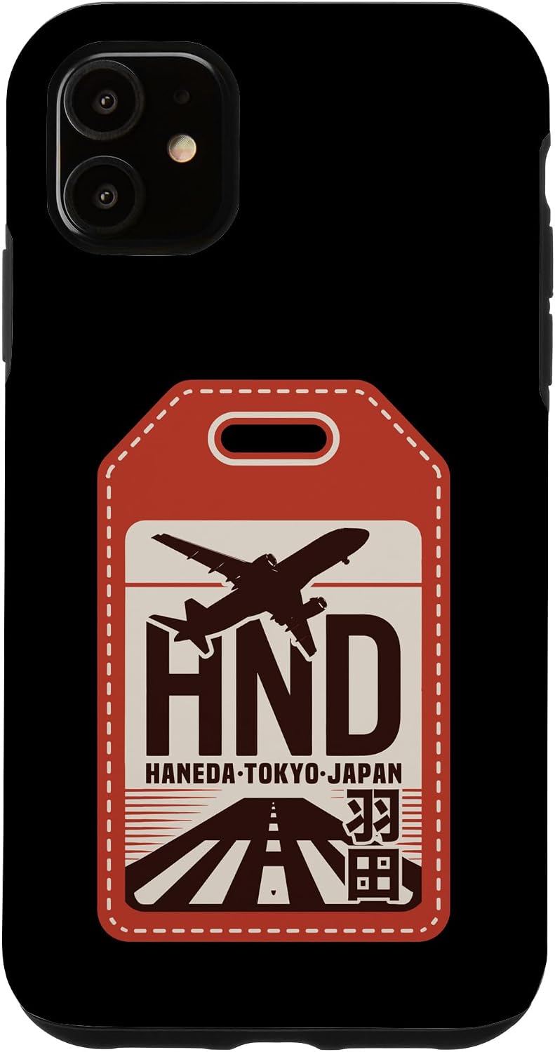 HND 羽田 東京 日本 空港コード 漢字 お土産 スマホケース iPhone 17 用