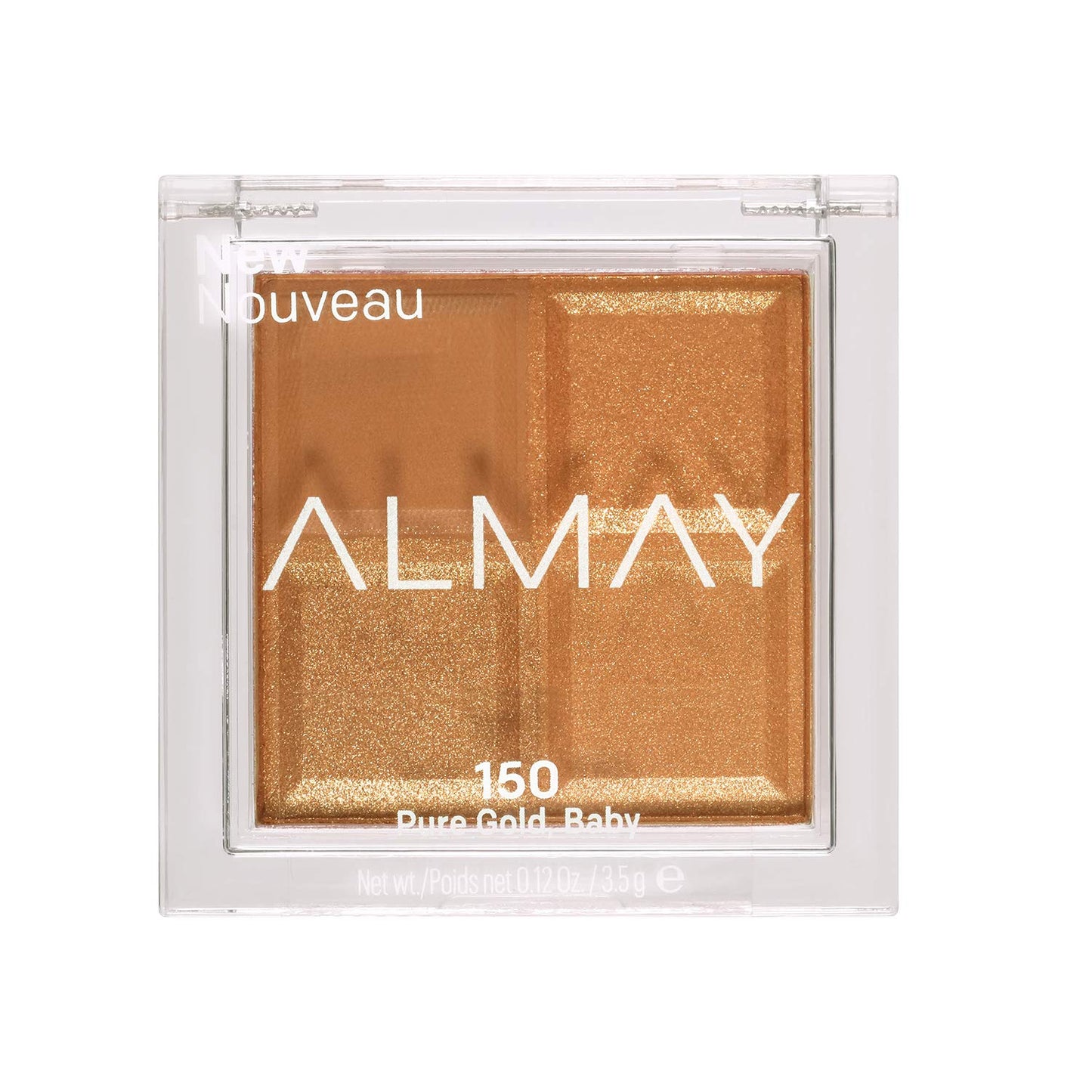 Almay - Paleta de sombra de ojos, maquillaje de ojos de larga duración, sombra de ojos de un solo tono en acabado mate, metálico, satinado y brillante, hipoalergénica, 130 El mundo es mi ostra, 0.1 Oz