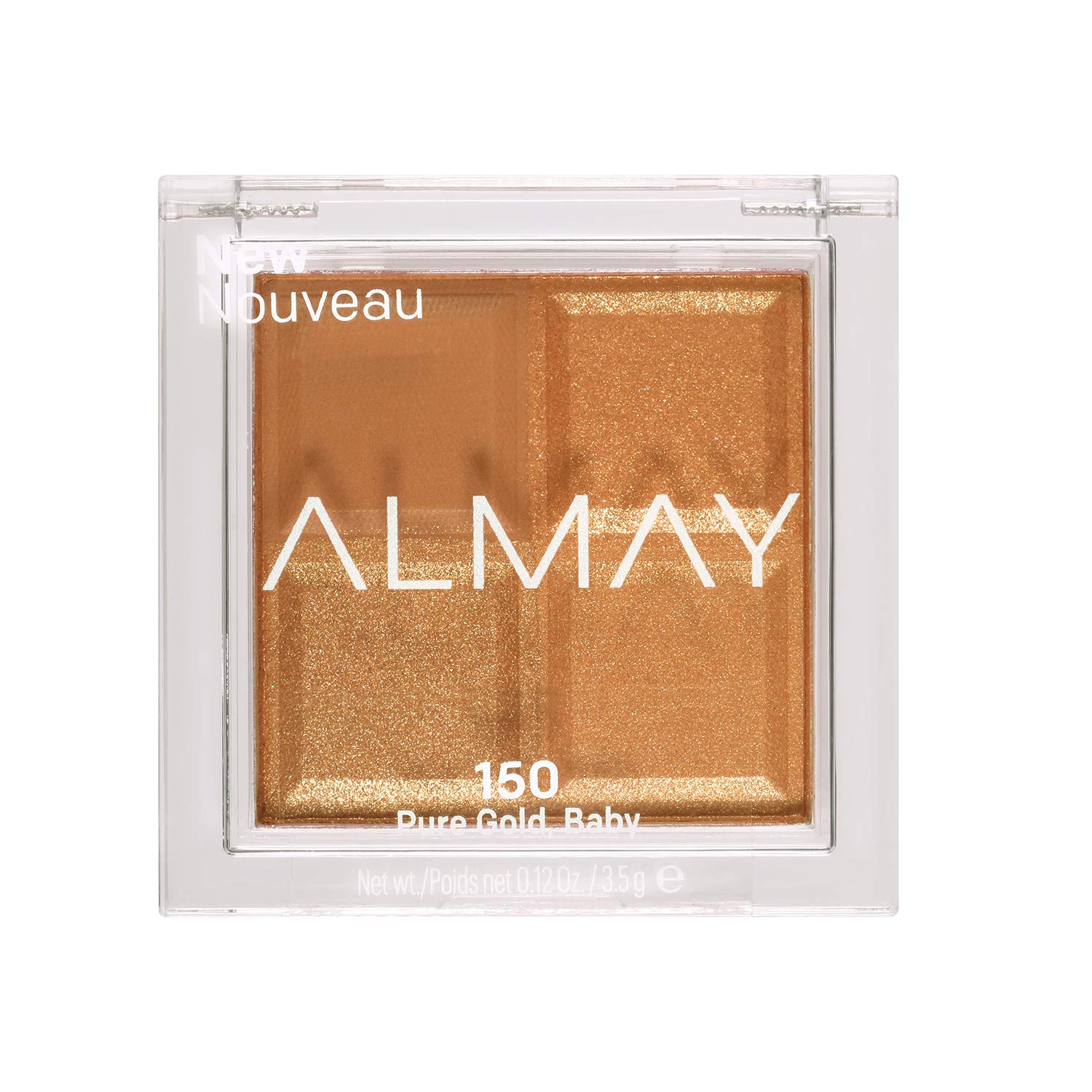 Almay - Paleta de sombra de ojos, maquillaje de ojos de larga duración, sombra de ojos de un solo tono en acabado mate, metálico, satinado y brillante, hipoalergénica, 130 El mundo es mi ostra, 0.1 Oz