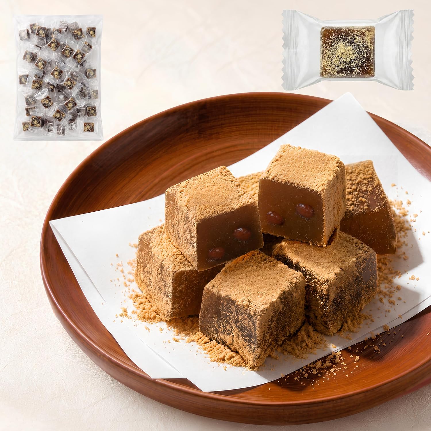 Alneka Mini Adzuki Yokan Yokan Japanese Confectionery Package, 25.4 oz (1,000 g), Estimated Quantity: Approximately 100 Pieces, Made in Japan