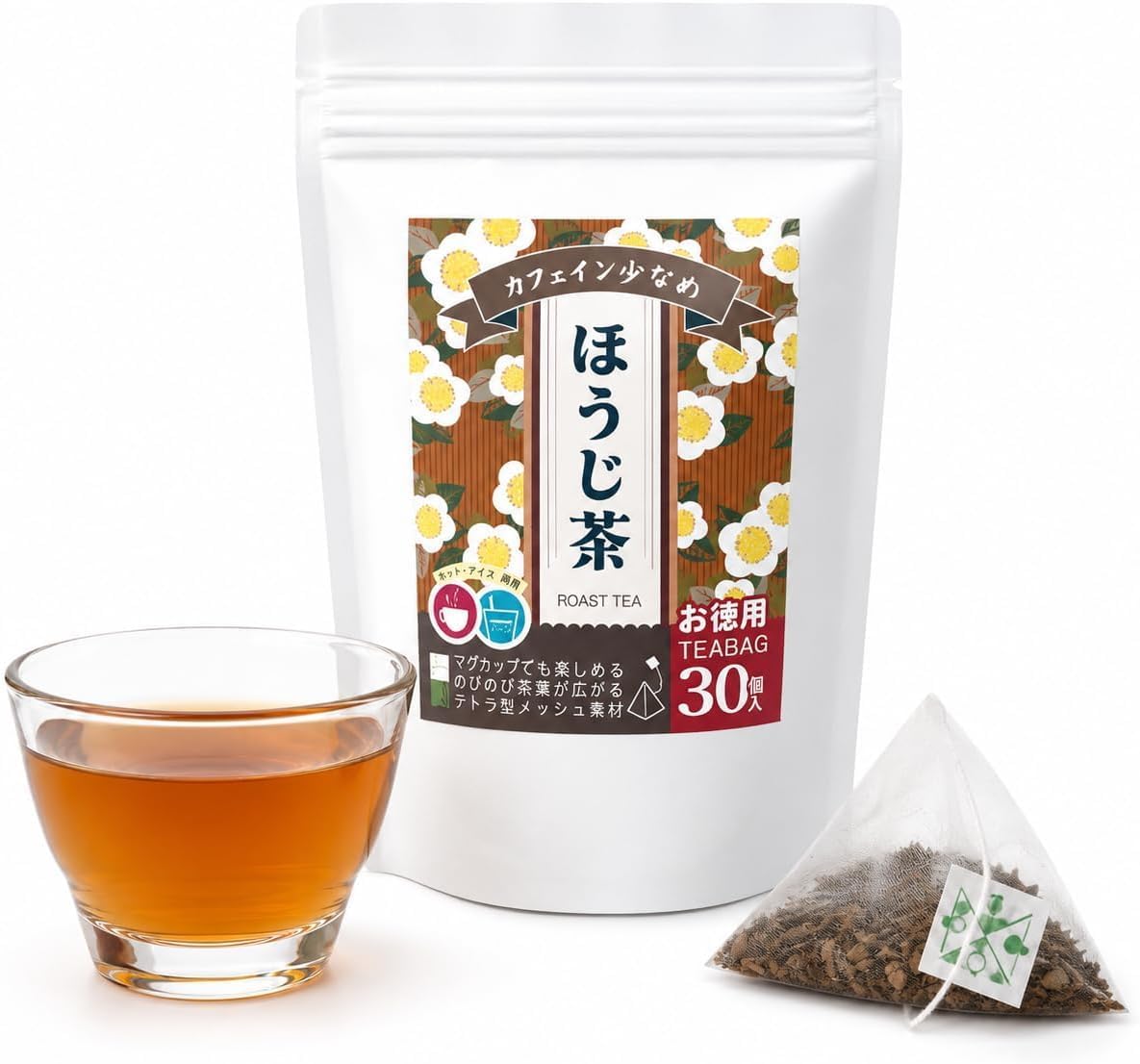 Kuwanaen Honten Chakura Brown Rice Tea Bags, 0.1 oz (3 g) x 10 Bags, Made in Yamagata Prefecture, Made in Japan, Made in Cold Brew and Hot Water