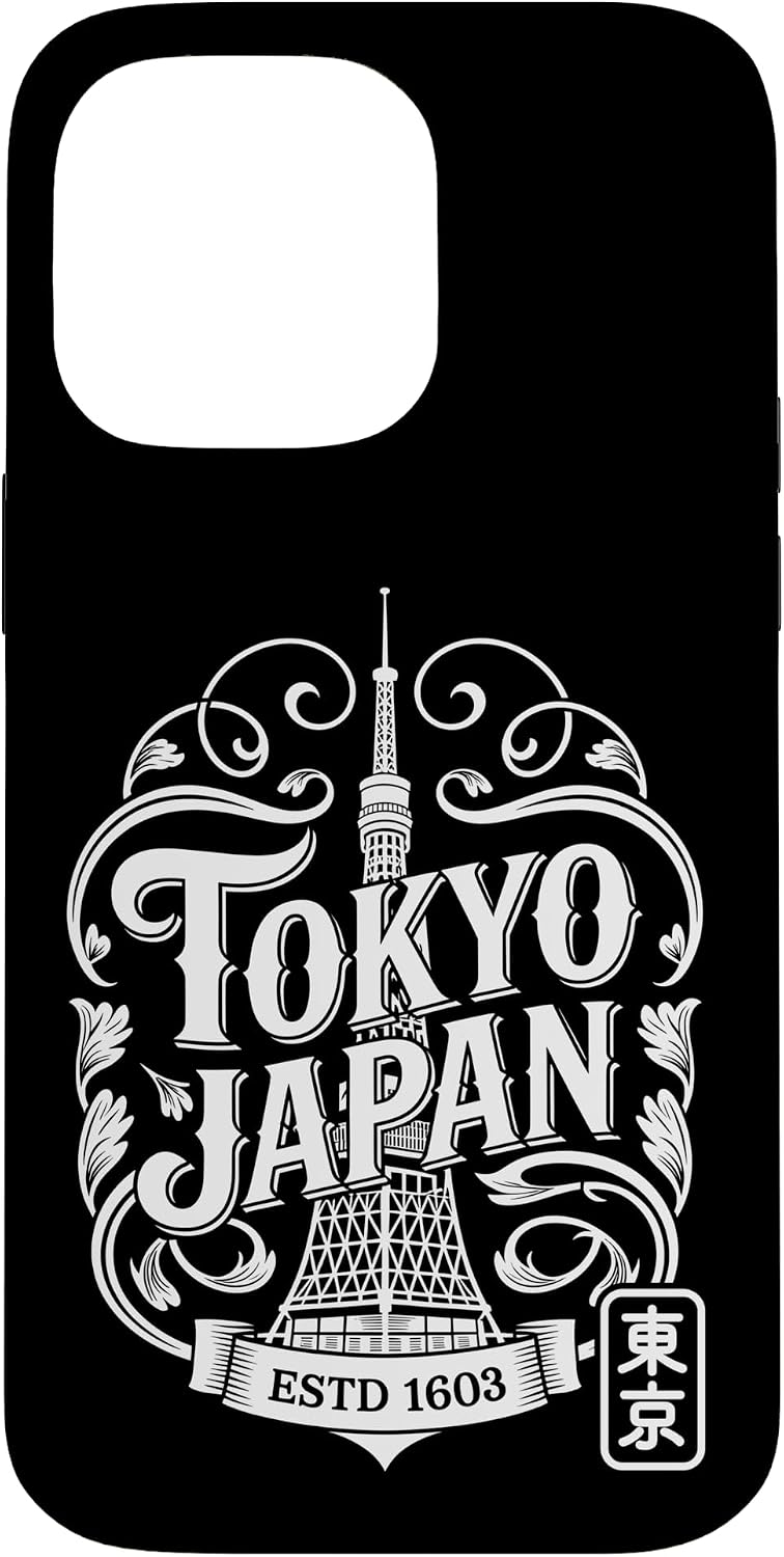 東京タワージャパン ヴィンテージ 旅行 アニメ 漢字 お土産 スマホケース iPhone 17 用