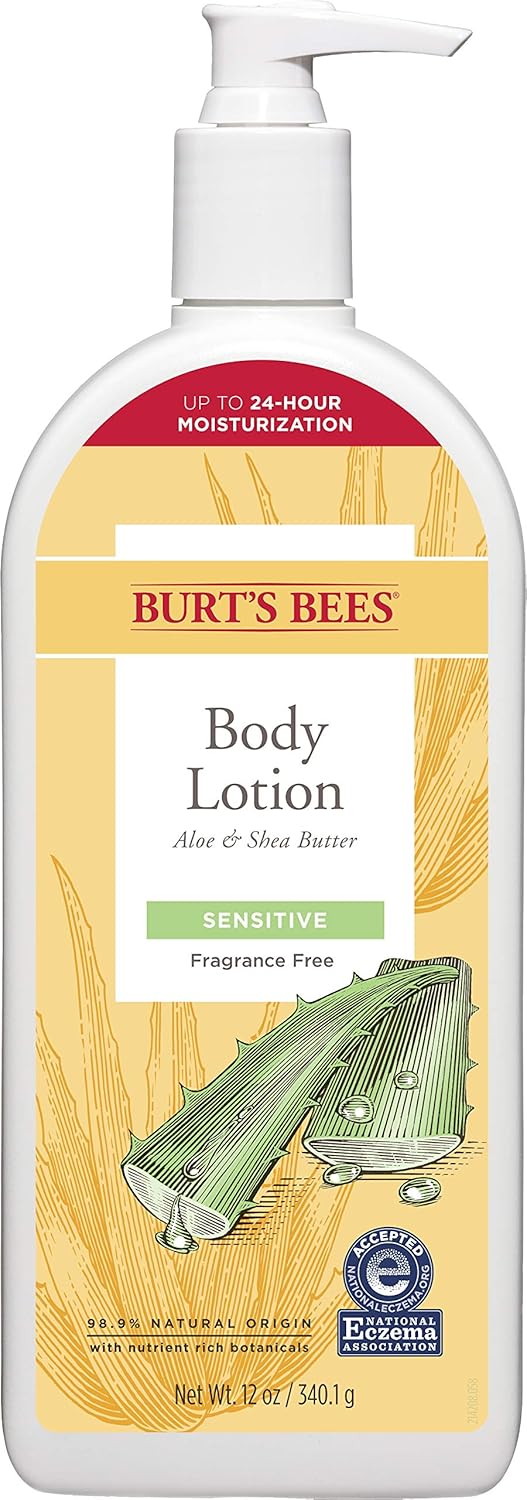 Burt's Bees Loción corporal de leche y miel, 12 onzas (paquete de 3)