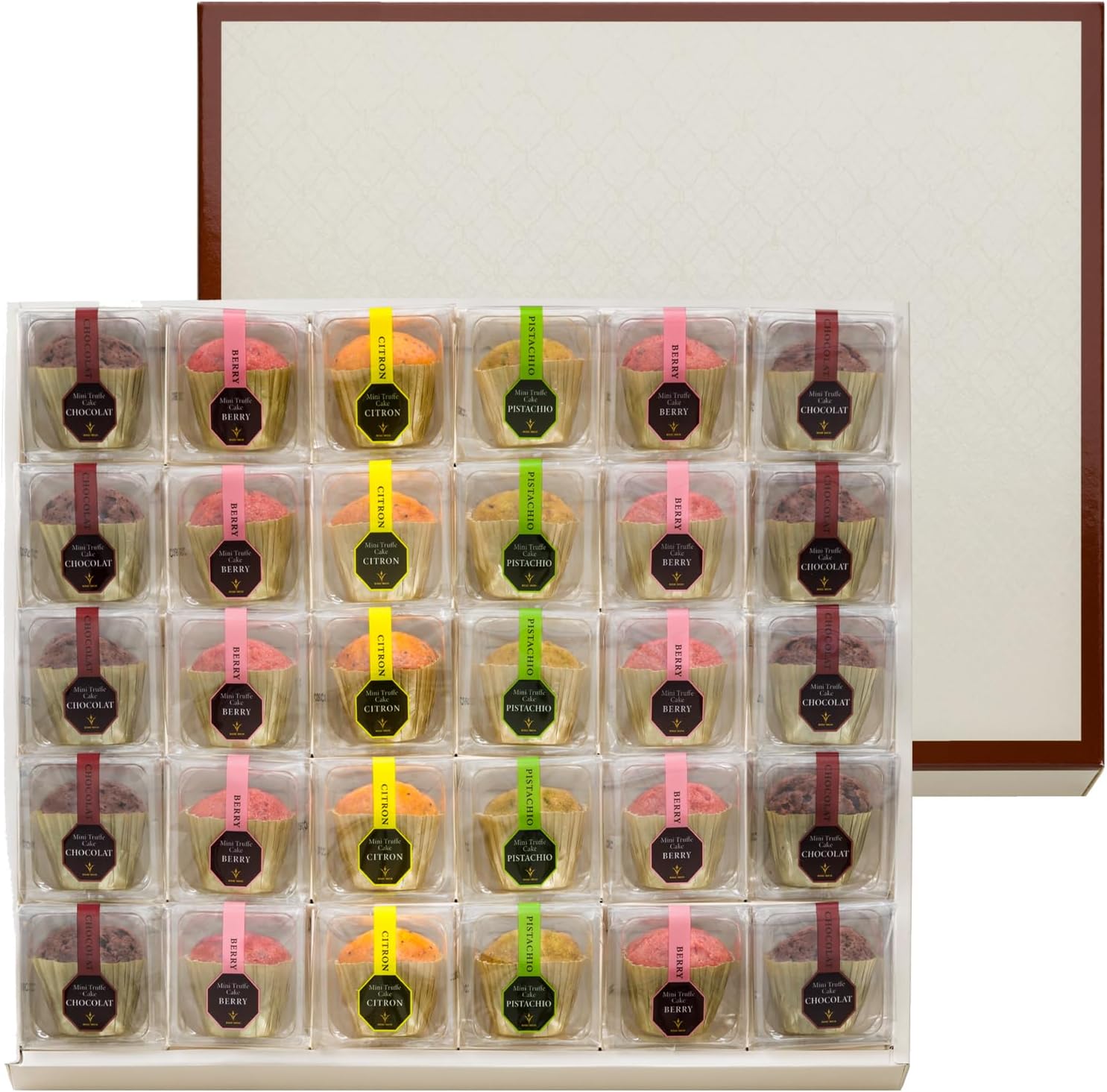 BOULMICH Mini Truffle Cakes (Pack of 16) Same Day Shipping No Carry Bag Homecoming Souvenir Gift Candy Sweets Assorted