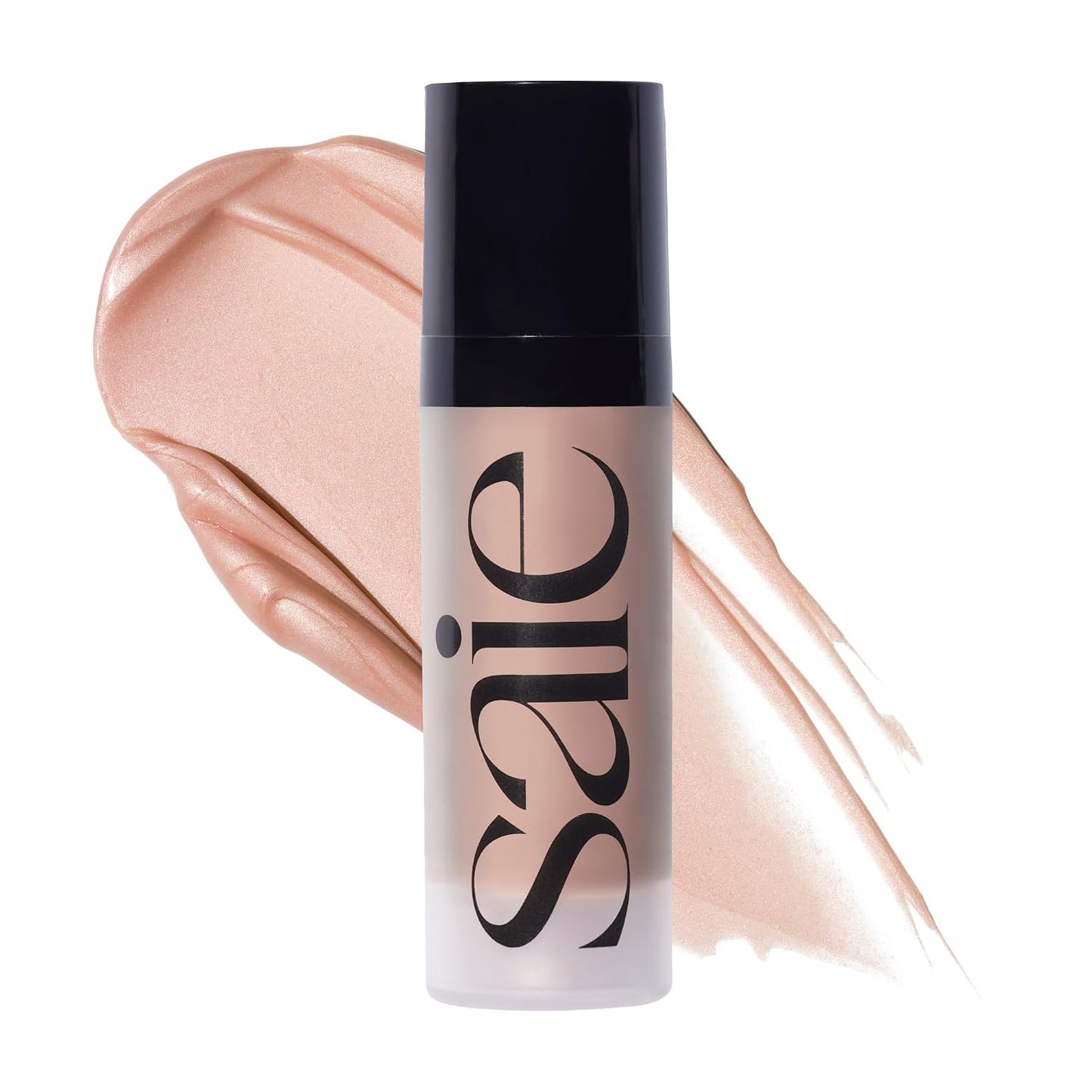 Saie Glowy Super Gel - Prebase de Maquillaje Hidratante y Suero Iluminador Enriquecido con Vitamina C y Aceite de Escualano - Iluminador Líquido para Todo el Rostro para una Piel de Vidrio Instantánea
