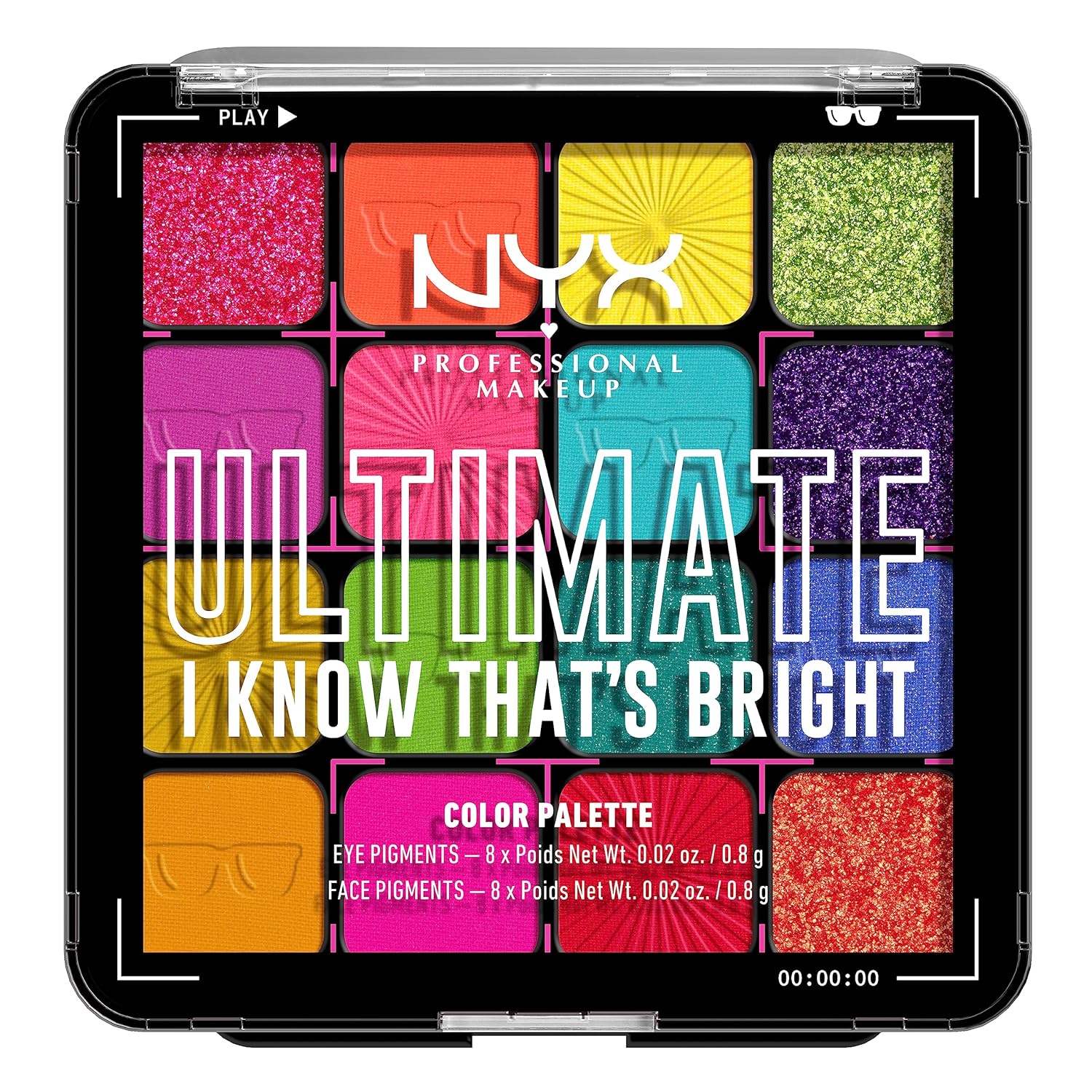 NYX PROFESSIONAL MAKEUP Ultimate Shadow Palette, Eyeshadow Palette - Warm Neutrals