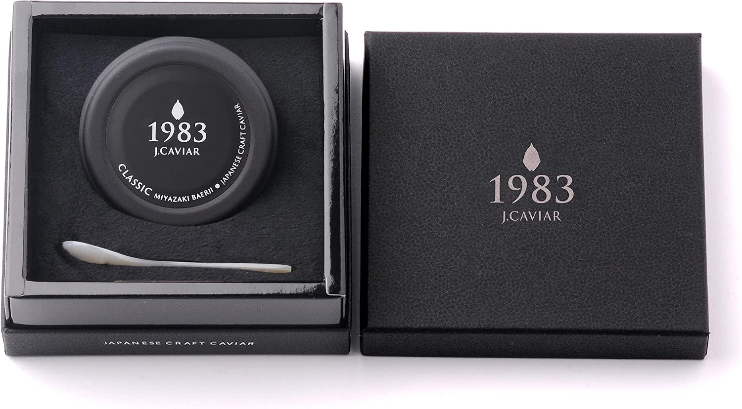 Japan Caviar Miyazaki Caviar 1983 Baeri Classic (20g / Gift Box with Shell Spoon) Gourmet Delicacy