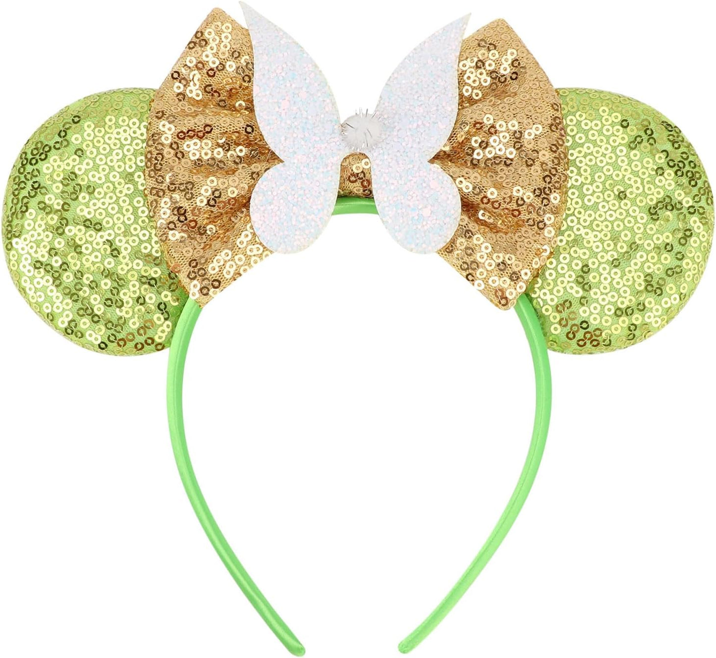 DRESHOW Mouse Ears Bow Sequins Party Decoration Cosplay Costume for Girls and Women