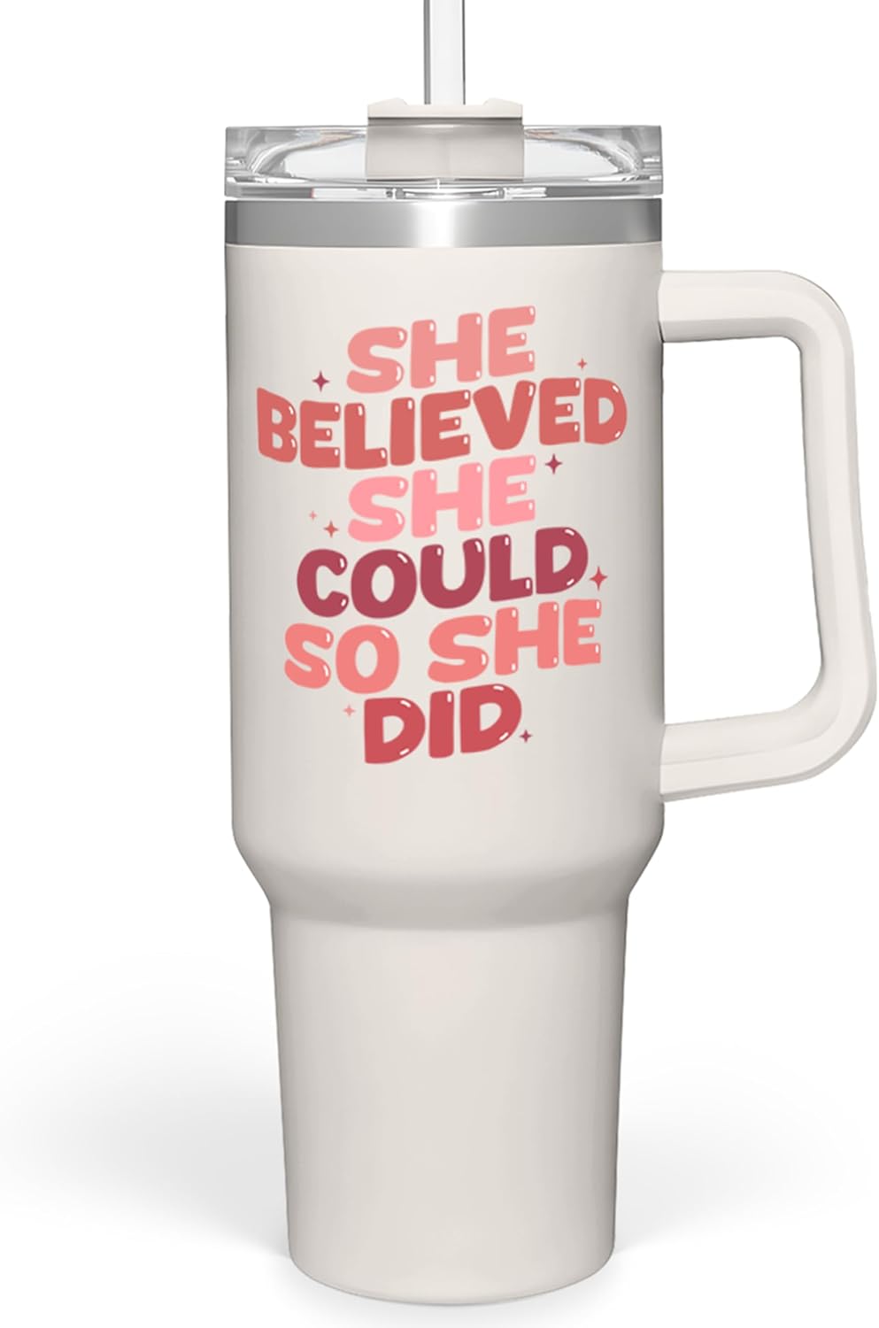 Regalos de enfermera para mujeres, vaso de enfermera con asa, taza de café de acero inoxidable de 40 onzas con tapa con pajilla, regalo de enfermería para enfermeras, regalo de agradecimiento para