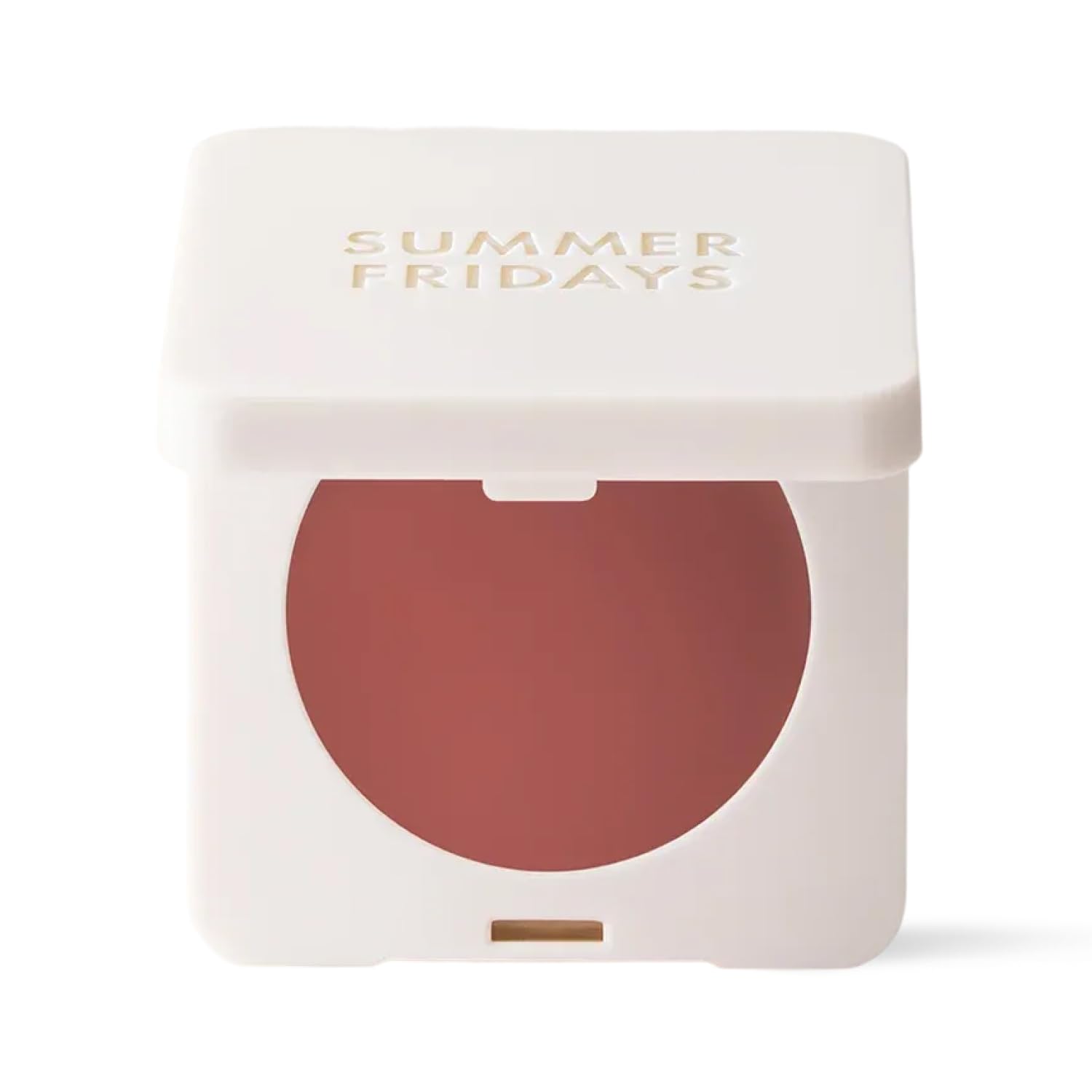 Summer Fridays Blush Butter Balm - Skincare-Infused Hydrating Cream Blush with Hyaluronic Acid, Ceramides, & Shea Butter for a Dewy Flush of Color - Cheek and Lip Tint - Pink Sunset (0.14 Oz)