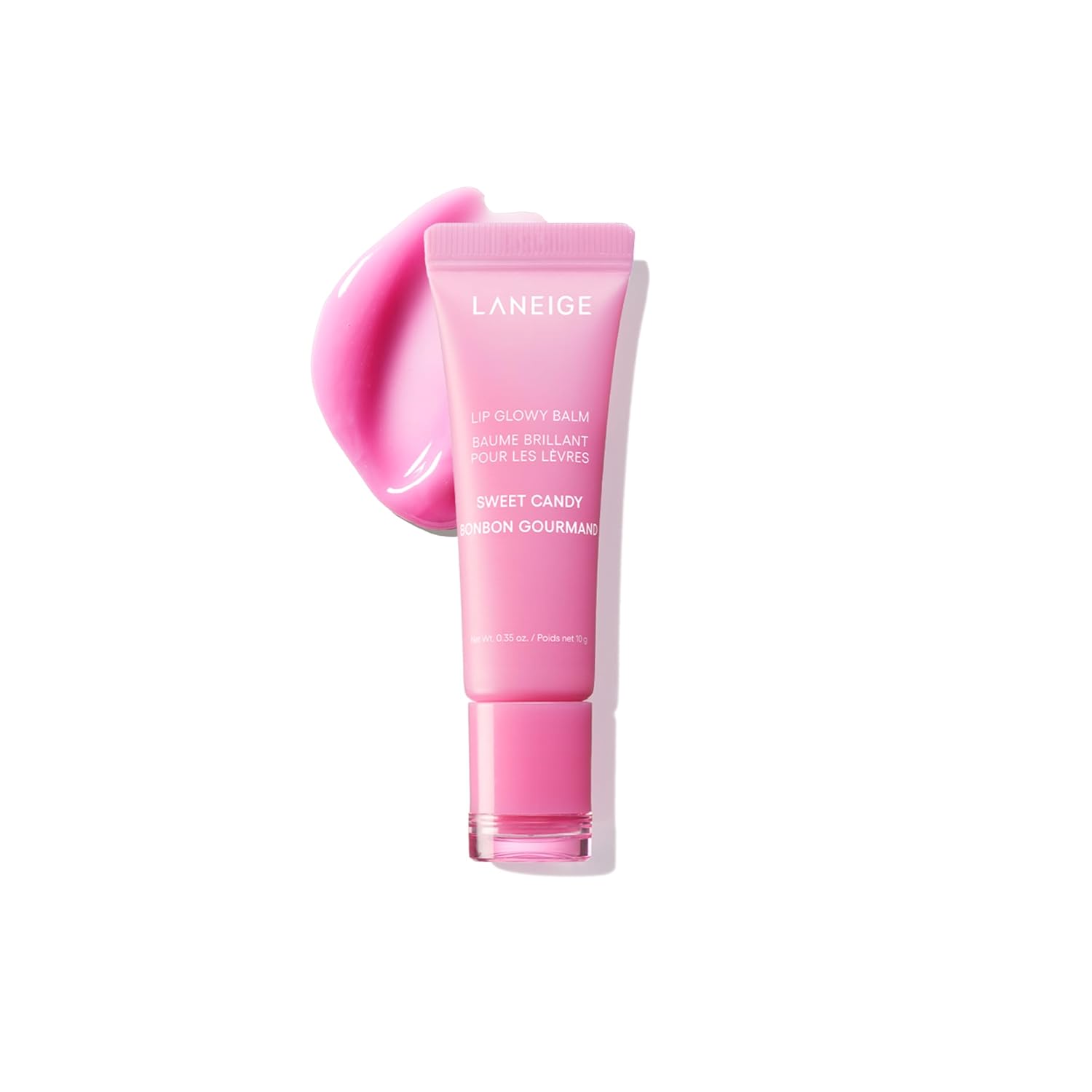 LANEIGE Lip Glowy Balm: Sheer Tinted Lip Treatment Balm Tube with Shea & Murumuru Butters for Hydrating, Moisturizing, Glossy, Non-Sticky Shine, Berry | Korean Skin Care
