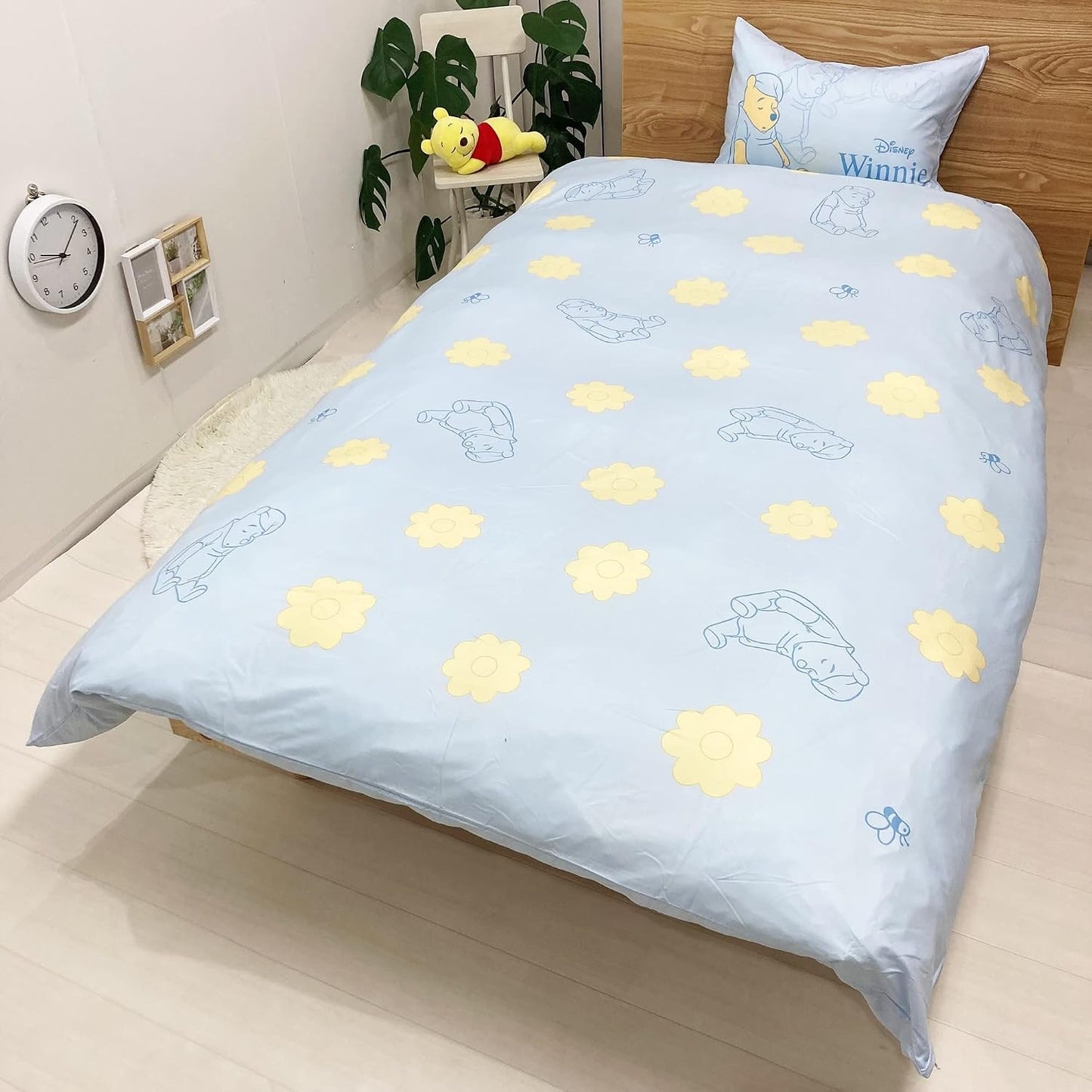 MORIPiLO Sanrio Duvet Cover and Pillowcase Set with Frills, Single (Hello Kitty Soft Peach Skin) Pink, 59.1 x 82.7 inches (150 x 210 cm), Cute Goods, Morishita Pillows 426100
