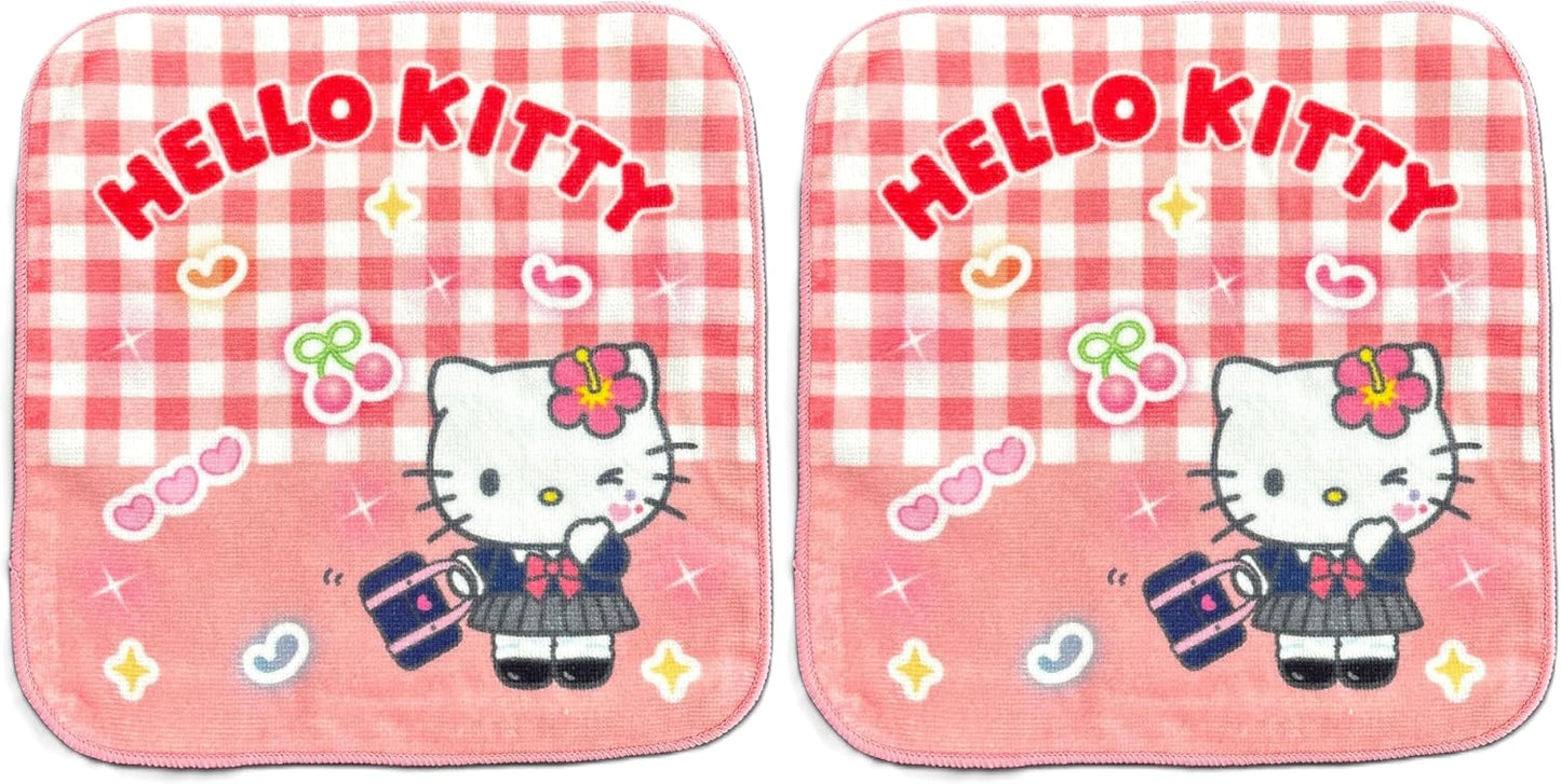 Hayashi Mini Towel, Approx. 7.9 x 7.9 inches (20 x 20 cm), Sanrio Cogal Hello Kitty, PP520500