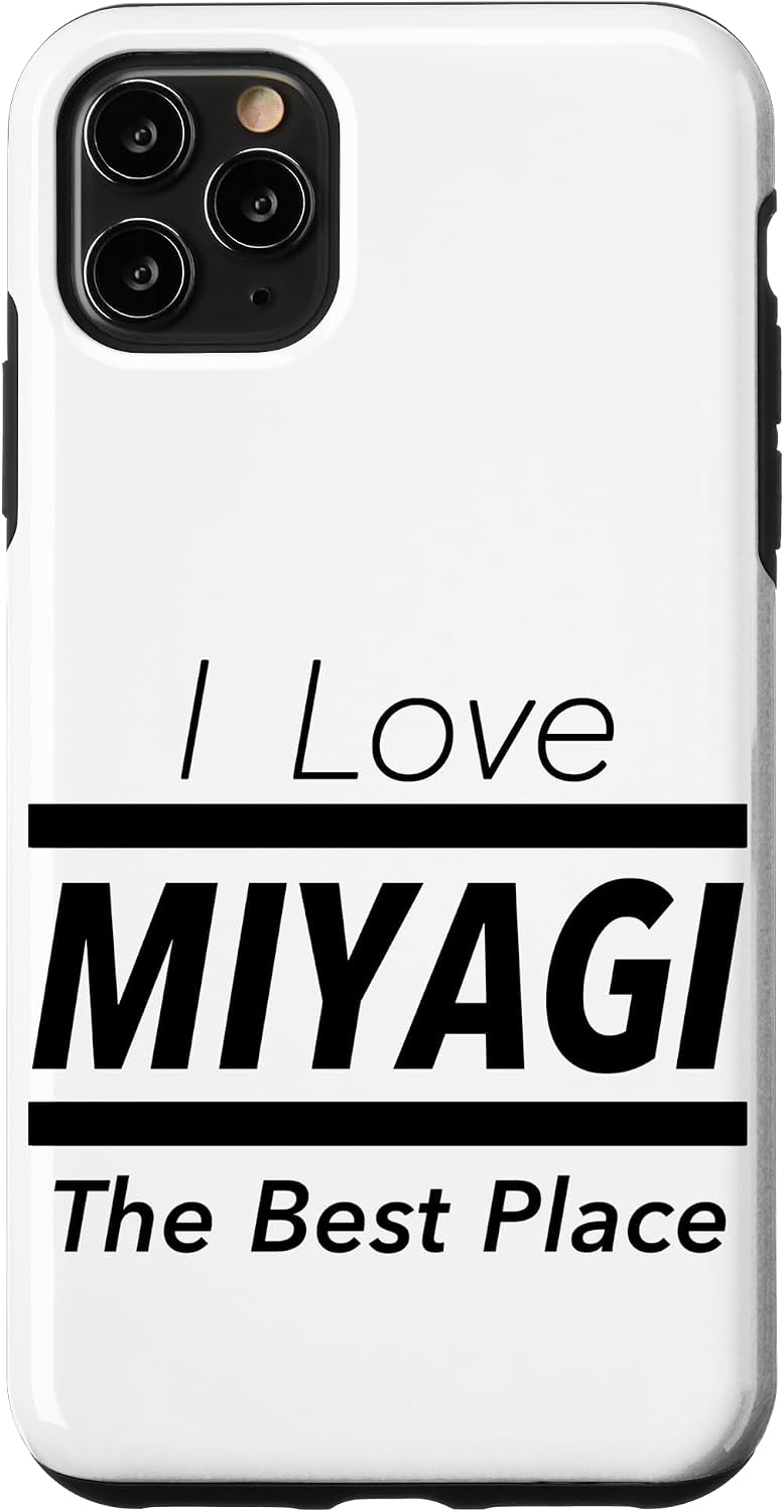 アイラブ・MIYAGI 宮城（I Love）JIMO-T【47都道府県】ジモティ プレゼント お土産 かっこいい 面白い スマホケース iPhone 16 用