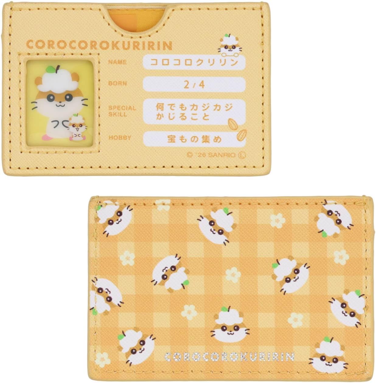 Shovido Sanrio Minor Card Case, Includes Clear Card to Conceal Your Face, Ghostess