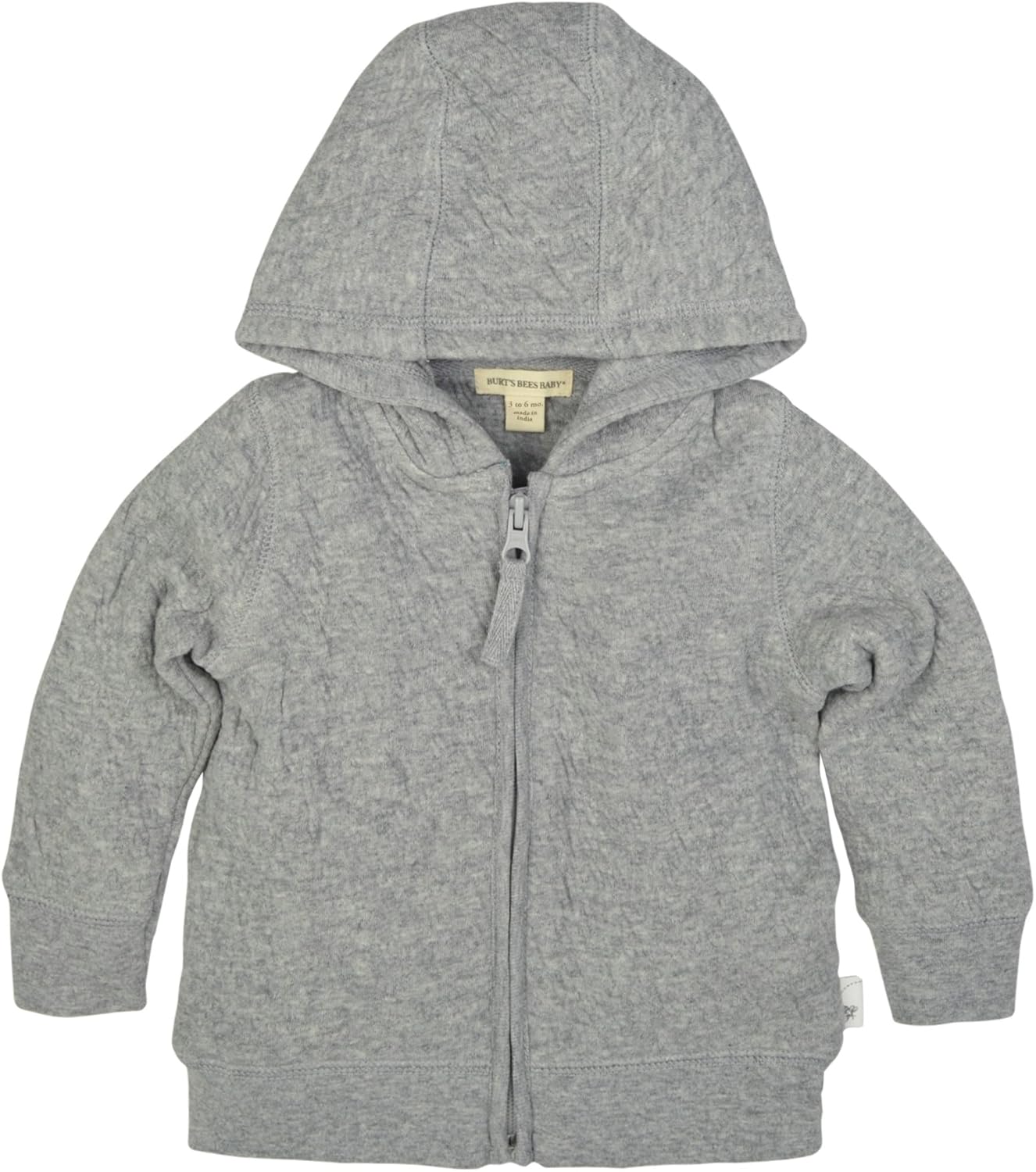 Burt's Bees Baby Unisex Jacket, Lightweight Zip-up Sweatshirt Hooded Coat or Vest, Organic Cotton