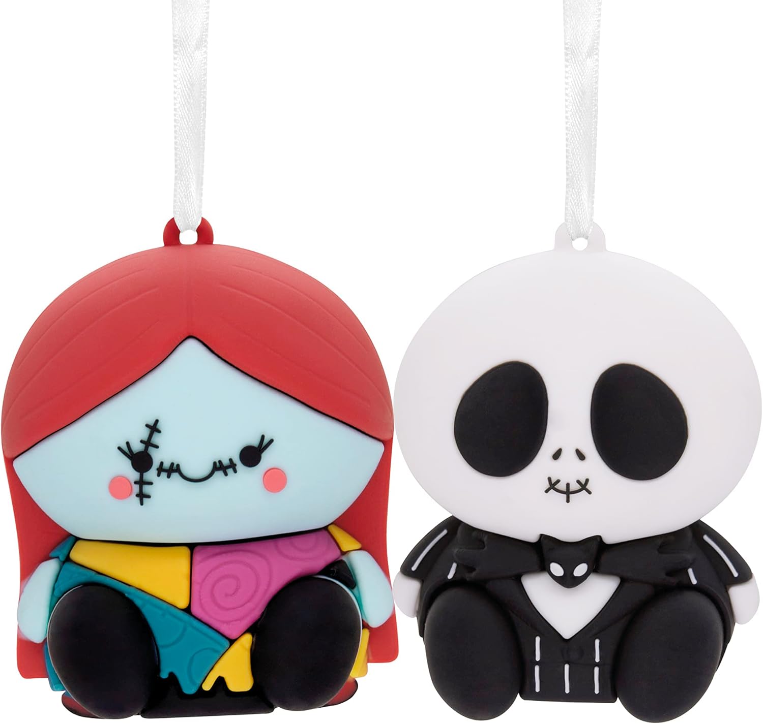 Hallmark Better Together Disney - Adornos magnéticos de Navidad de Mickey y Minnie, juego de 2