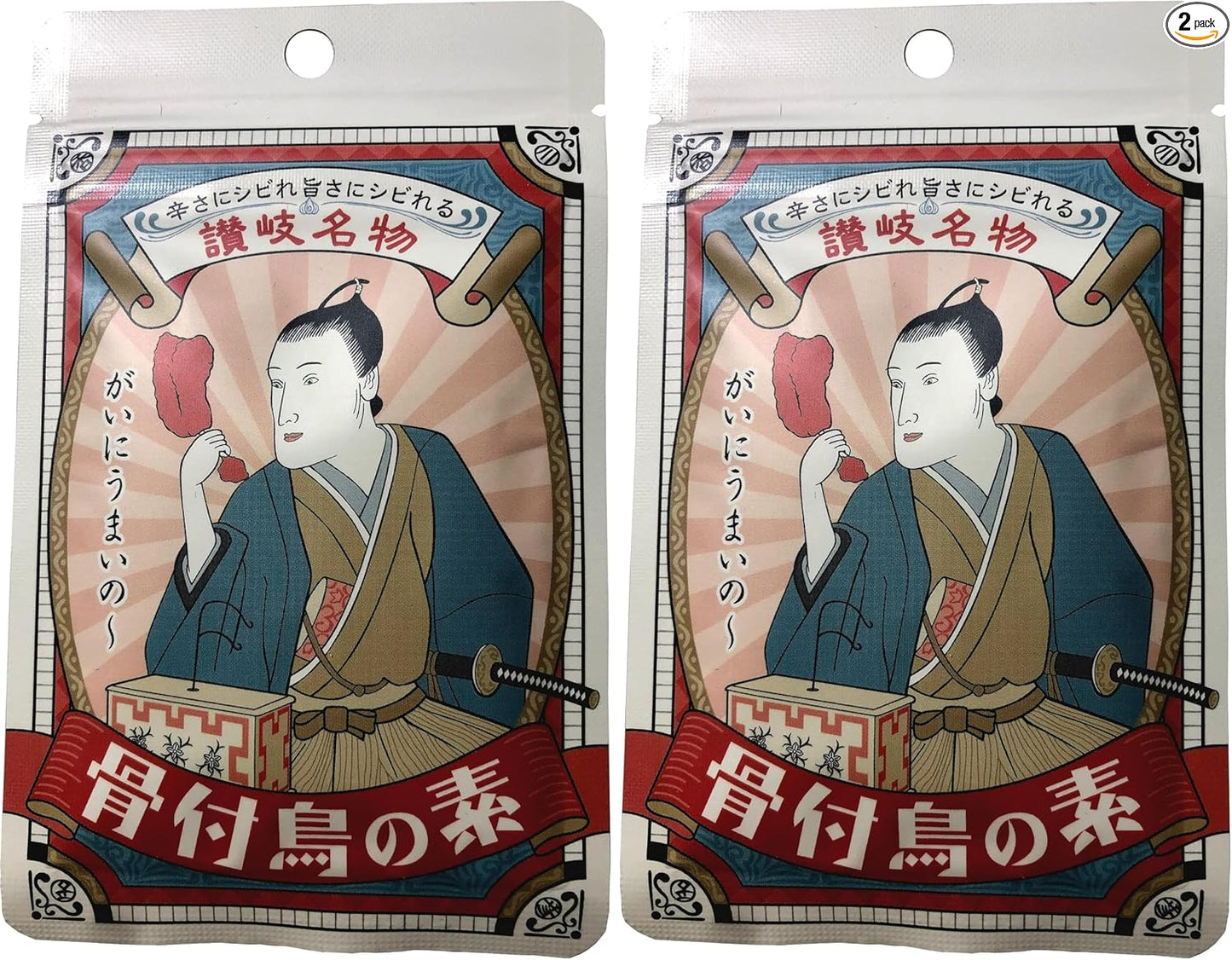 Kagawa Specialty Honetsukidori Seasoning - Just Grill Chicken Thigh Meat with Garlic and Spices, Authentic Snack (5 pieces) Garlic Powder, Spices, Chicken, Garlic Powder, Bone-in Chicken Thigh Meat