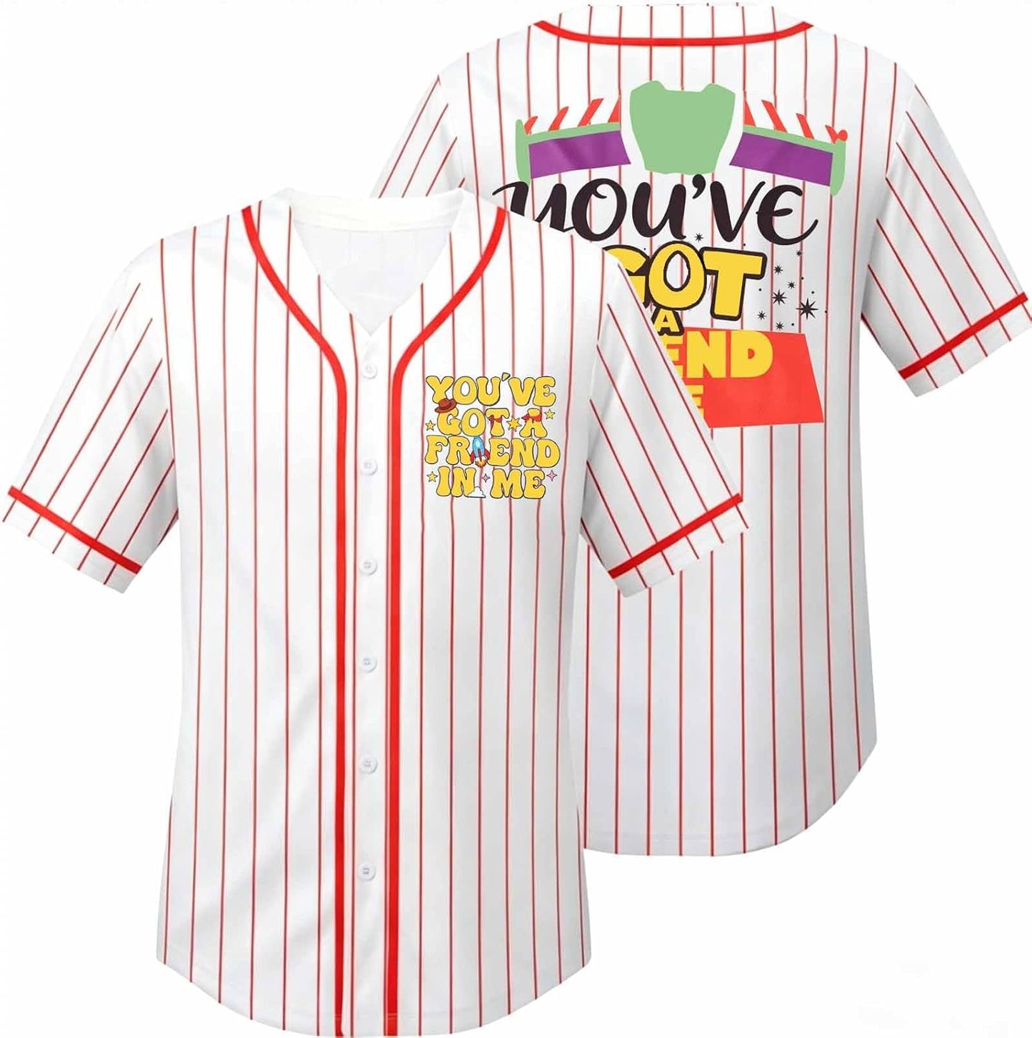 Camiseta de béisbol con la frase "You've Got A Friend in Me" para mujer, camisetas mágicas divertidas para vacaciones
