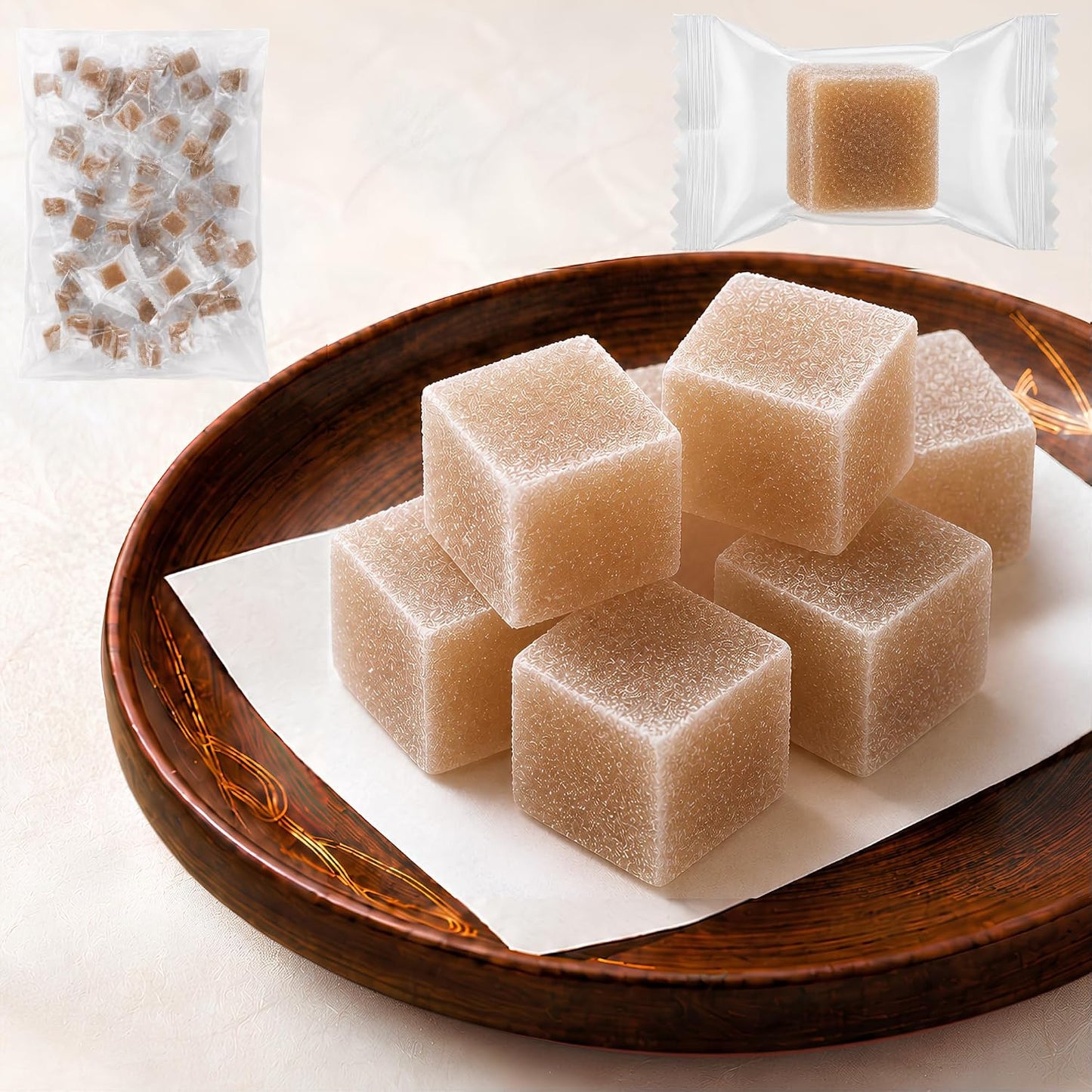 Alneka Mini Adzuki Yokan Yokan Japanese Sweets, Individual Packaging, 17.6 oz (500 g), Estimated Quantity: Approximately 50 Pieces, Made in Japan