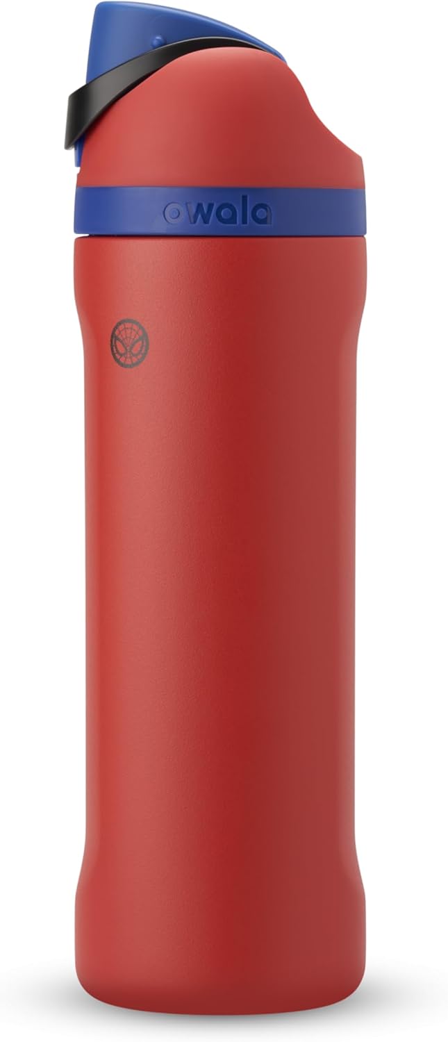Owala Star Wars FreeSip - Botella de agua aislada de acero inoxidable con popote para deportes y viajes, sin BPA, 24 onzas, Darth Vader