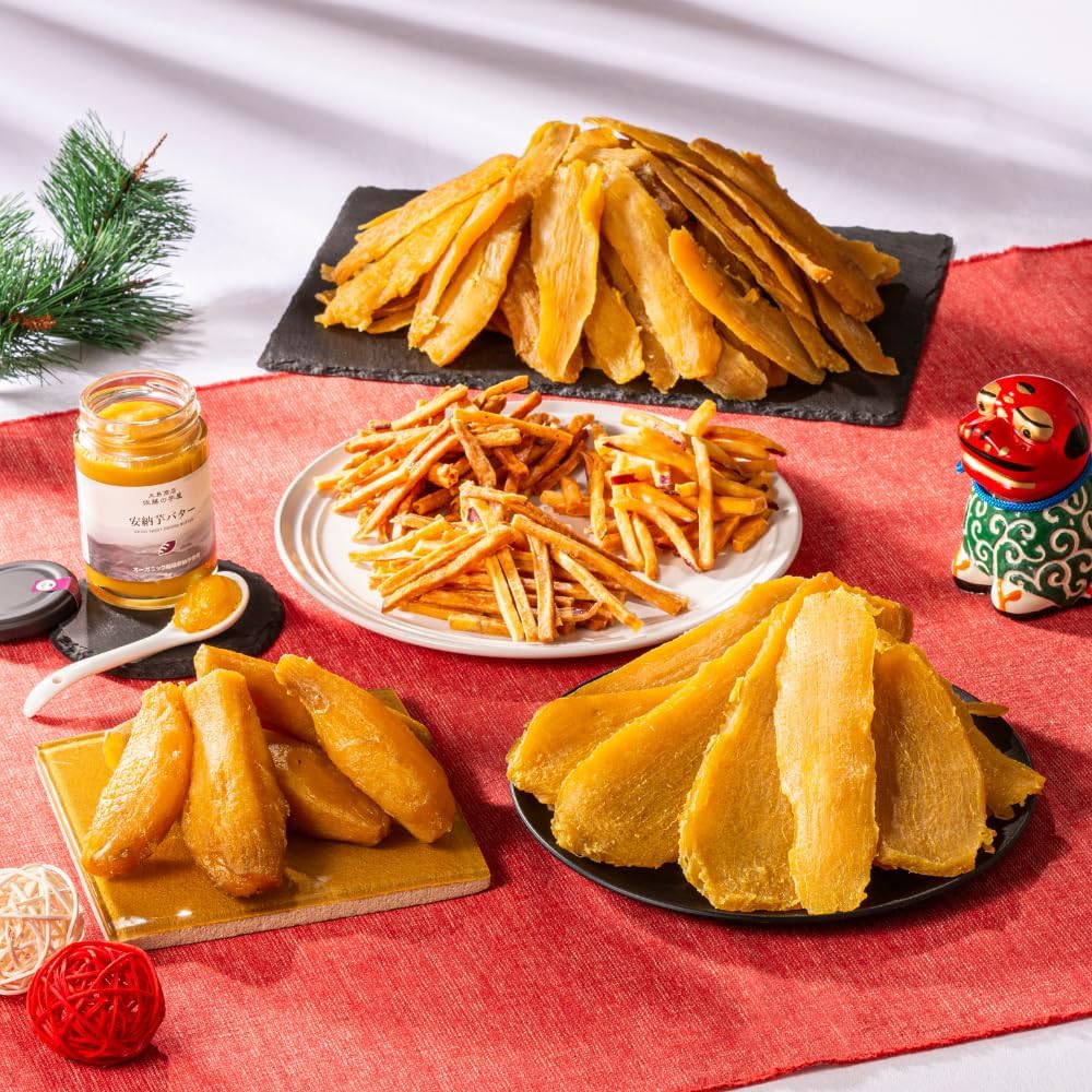 Imokuninya Sweet Potato Sweets Set (Dried Sweet Potato, Imo Kenpi, Sweet Potato Chips) Petit Gift Present Ibaraki Prefecture Beni Haruka Mail Order Celebration Winter Gourmet Christmas Year-end Gift