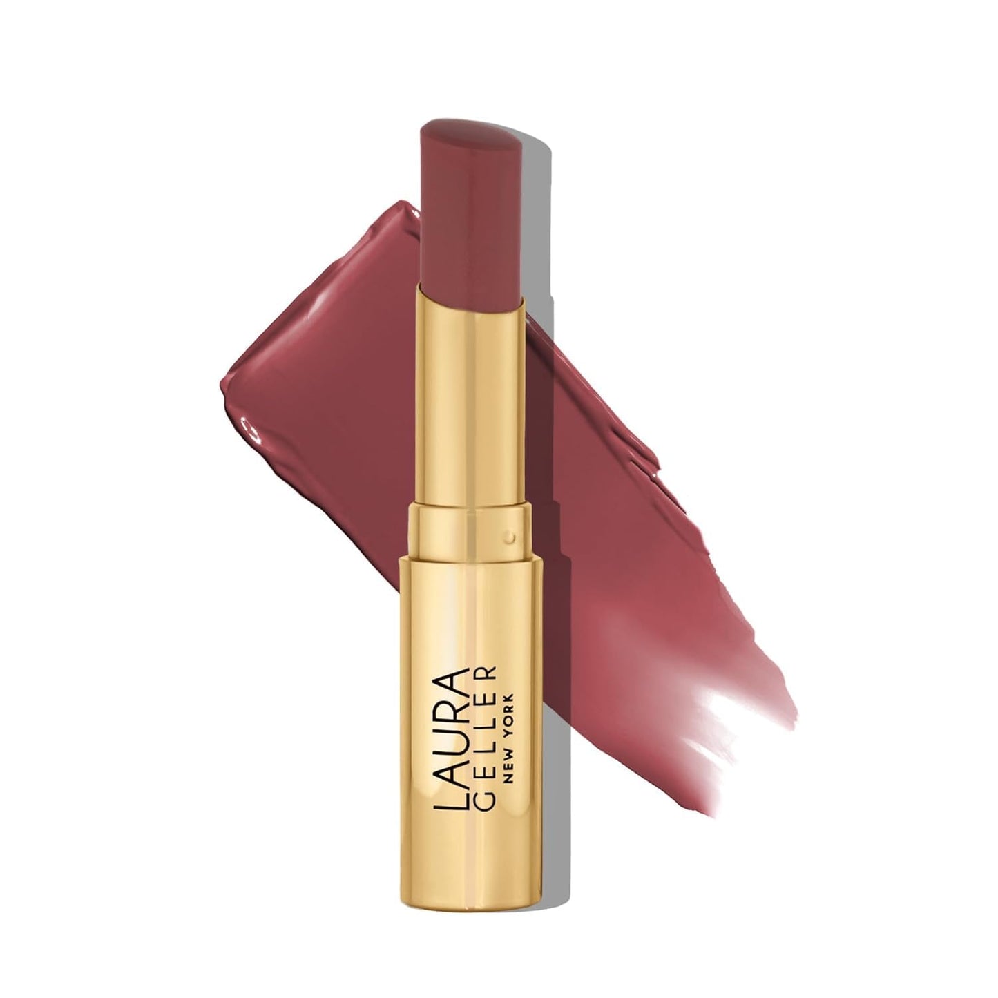 LAURA GELLER NEW YORK Bálsamo en gel hidratante con color para labios - In the Buff - Vitamina E hidratante - Acabado semibrillante