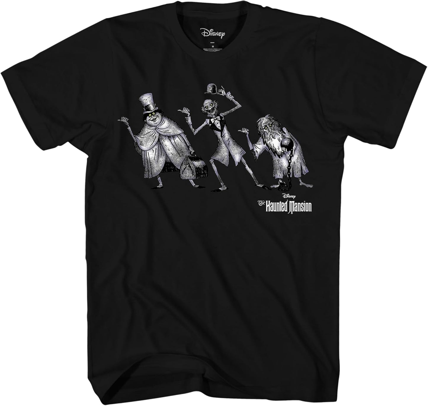 Disney Haunted Mansion Group Hitchhiking Ghosts - Camiseta para adultos