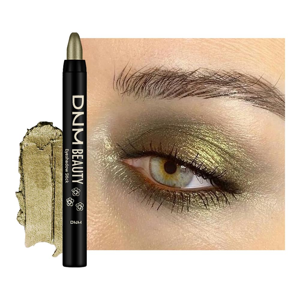 Juego de 8 piezas de barras iluminadoras de sombra de ojos en crema, champán perla gris topo bronce cacao piedra masilla amatista ahumada con brillo mate, lápiz delineador de ojos, barra aplicadora