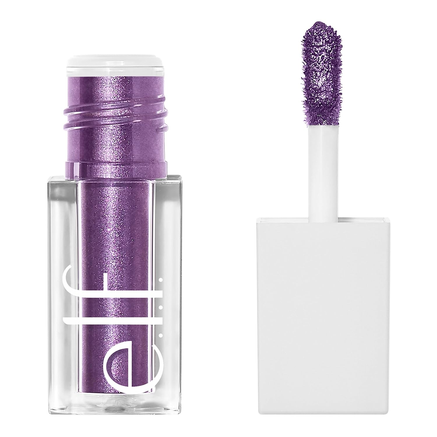 e.l.f. Sombra de ojos líquida metálica, fórmula de gel, acabado multidimensional para un aspecto de ojos atrevido, cobertura de un solo paso, vegano y libre de crueldad, Moon, 0.1 onzas líquidas