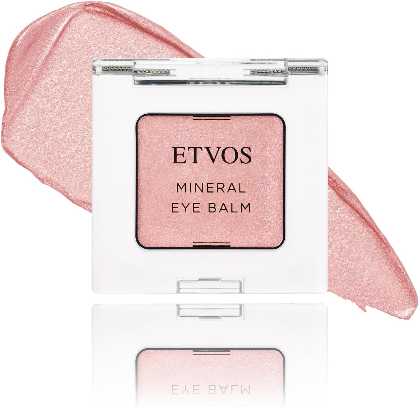 ETVOS Mineral Eye Balm #Pink Fizz (Eyeshadow, Cream Shadow, Sensitive Skin, Dullness, Dryness, Pearl, Glossy, Sodium Hyaluronate, Multi-Cosmetic, Soap Off)