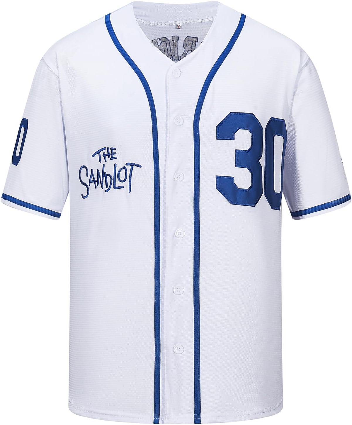 Traje de los años 90 para hombre, Sandlot 30 Jersey Rodriguez 30 Squints 5 Yeah-Yeah 11 Camisetas de béisbol de manga corta para hombres y mujeres