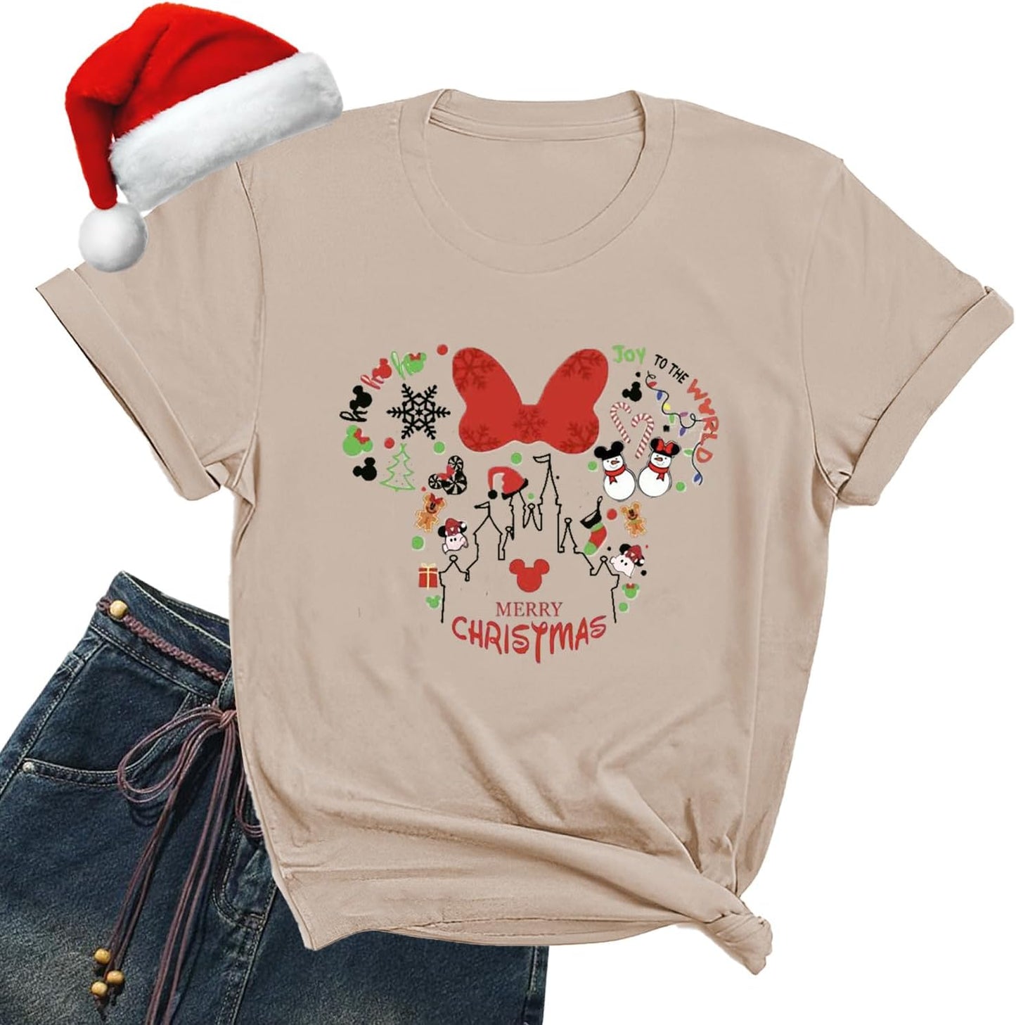 Camisa mágica para mujer, camiseta del Reino Mágico, camiseta gráfica de castillo, vacaciones familiares, tops de manga corta, tops casuales de verano