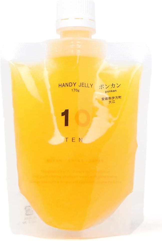 10FACTORY Ehime Mikan Jelly, Set of 8 (7 Types), 6.0 oz (170 g), Ehime Product, Additive-Free, Fruit, Orange, Made in Japan, Handy Jelly (8 Pieces, 7 Types)
