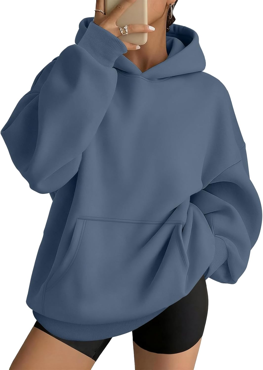 AUTOMET Sudaderas con capucha grandes para mujer, de vellón, modernas, sudaderas con cremallera 2026 | Comfrt Wear, Oversized Fit Soft Fleece Pullover, Perfect For Trendy Streetwear, College Outfits, And Daily Home Wear