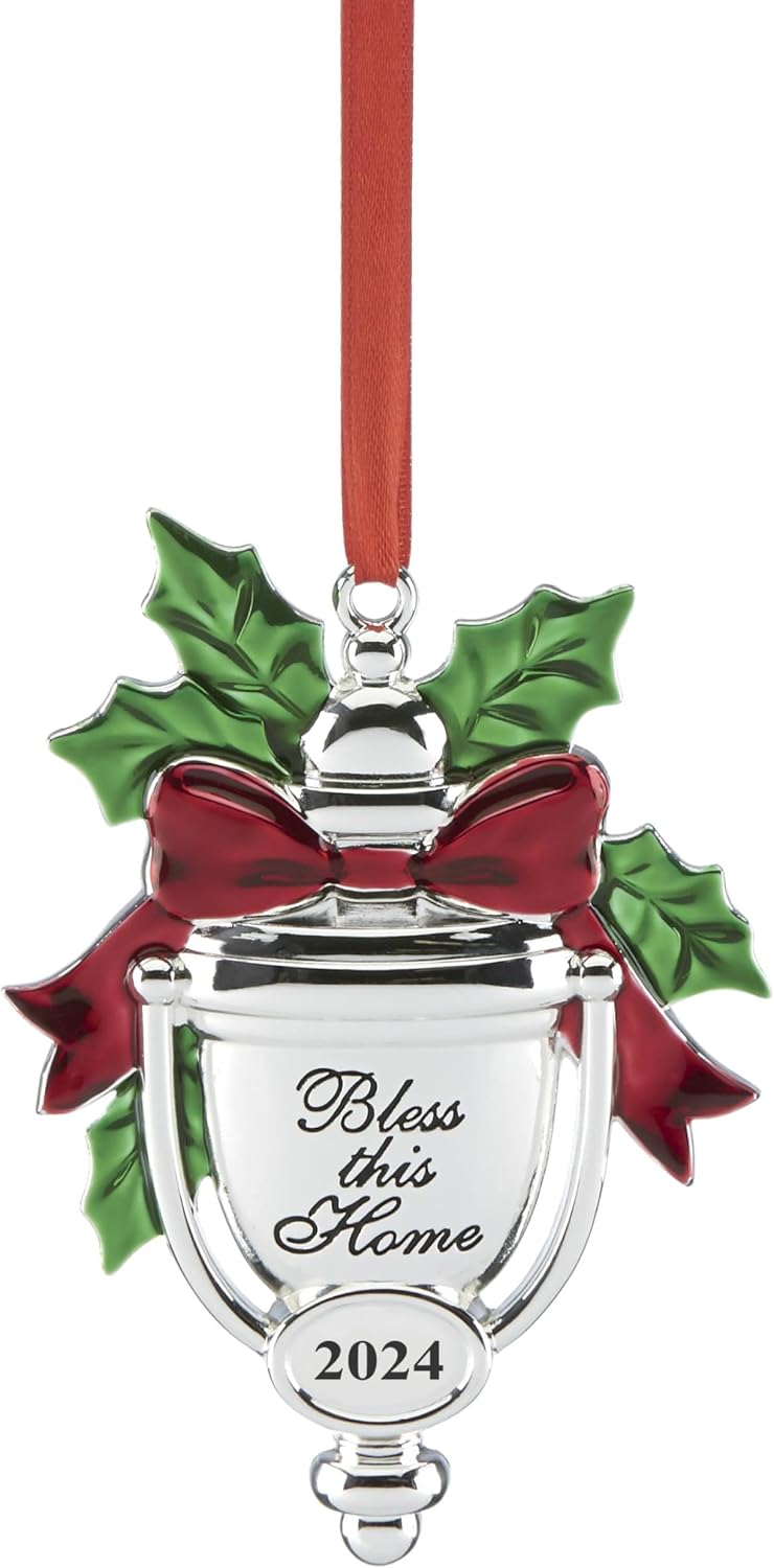 Lenox 896412 Adorno de árbol de Navidad de nuestra primera Navidad Micky & Minnie de metal 2024
