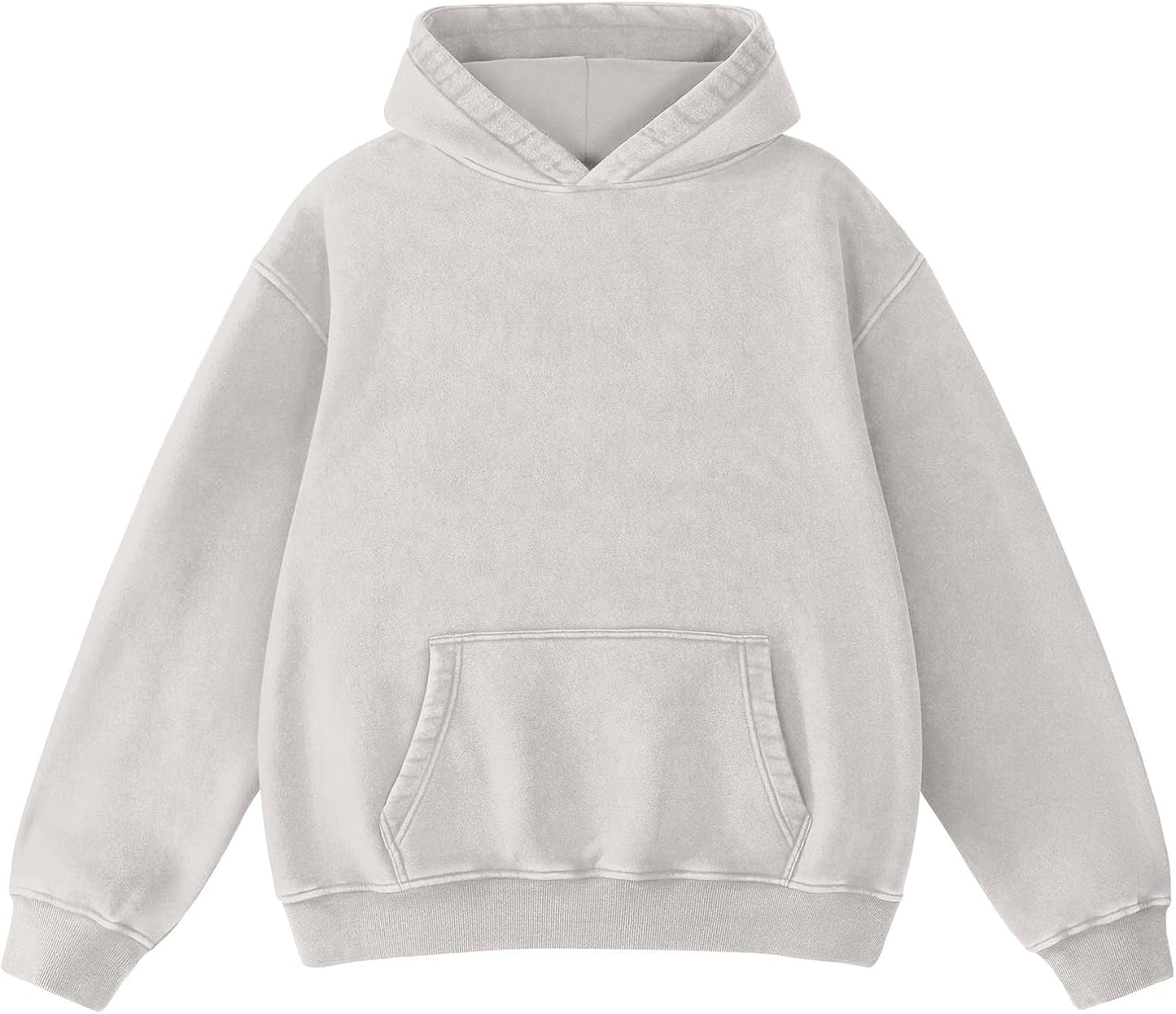 Hatant Sudaderas con capucha de gran tamaño para hombres y parejas, sudaderas con capucha pesadas vintage para hombre, suéteres de lavado ácido, ropa 2026