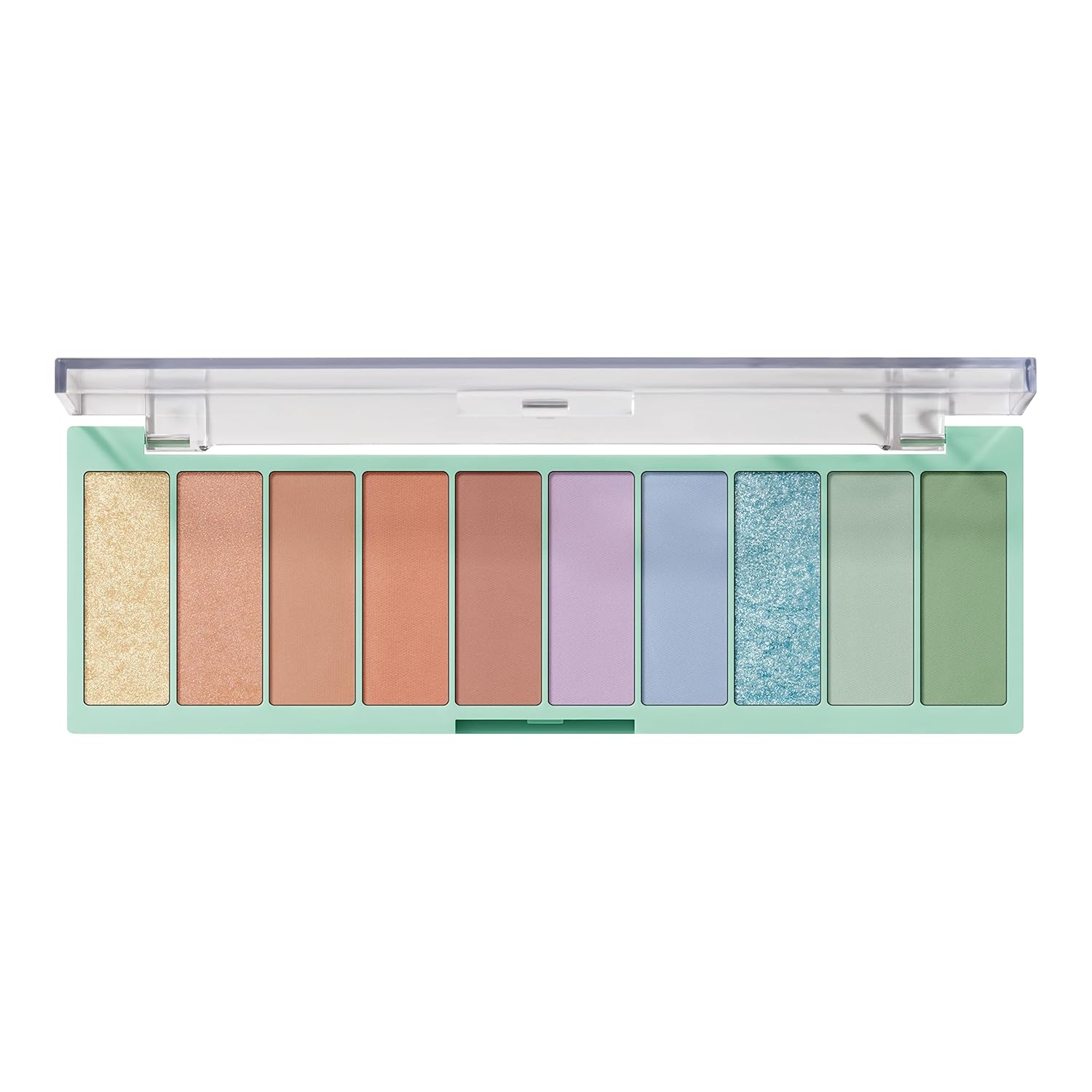 e.l.f. Perfect 10 Eyeshadow Palette, Ten Ultra-pigmented Shimmer & Matte Shades, Vegan & Cruelty-free, Nude Rose Gold (Packaging May Vary)